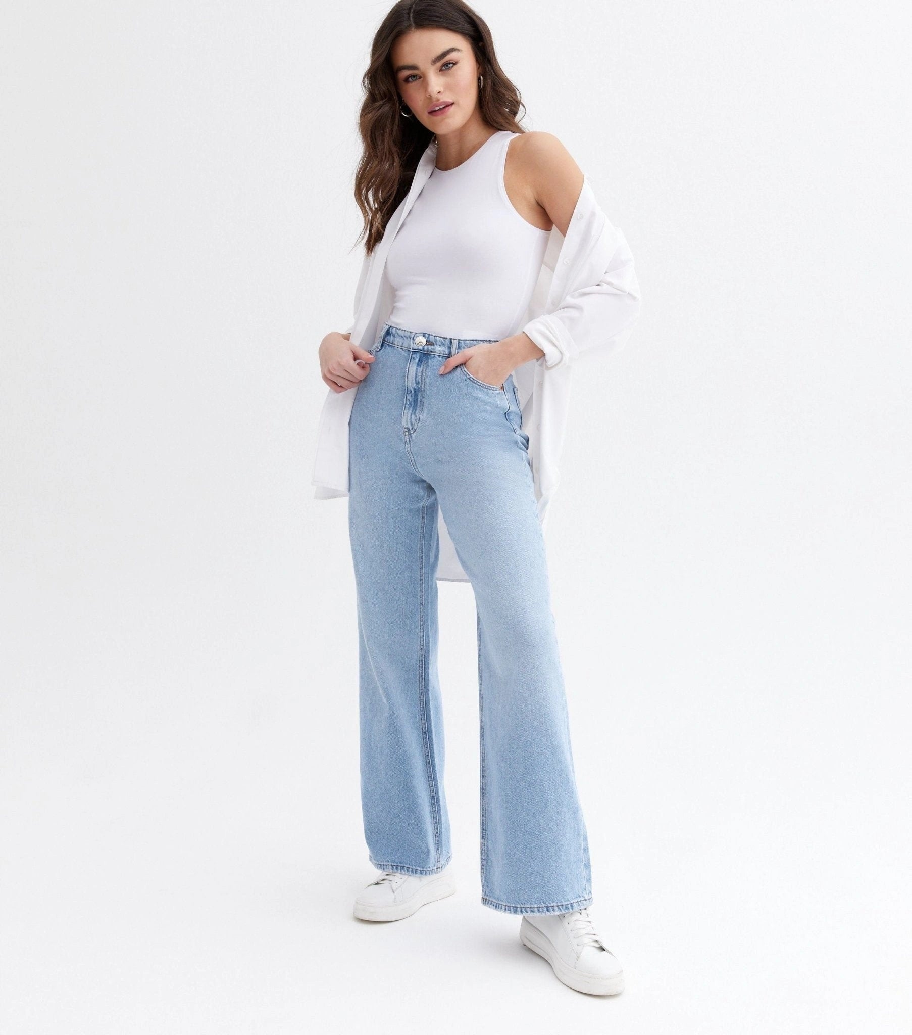 Tally Weijl High Waisted Wide Leg Jeans