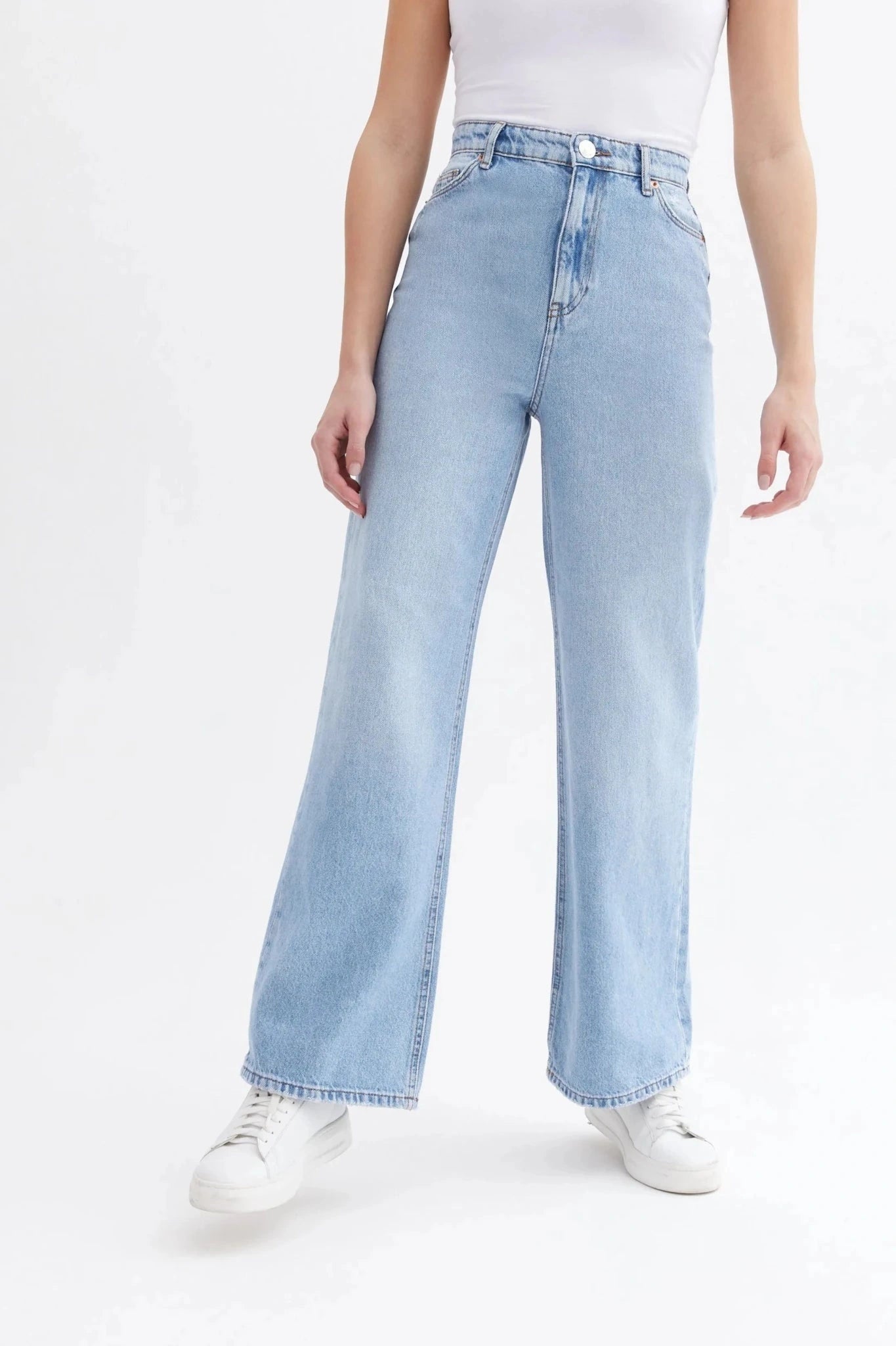 Tally Weijl High Waisted Wide Leg Jeans