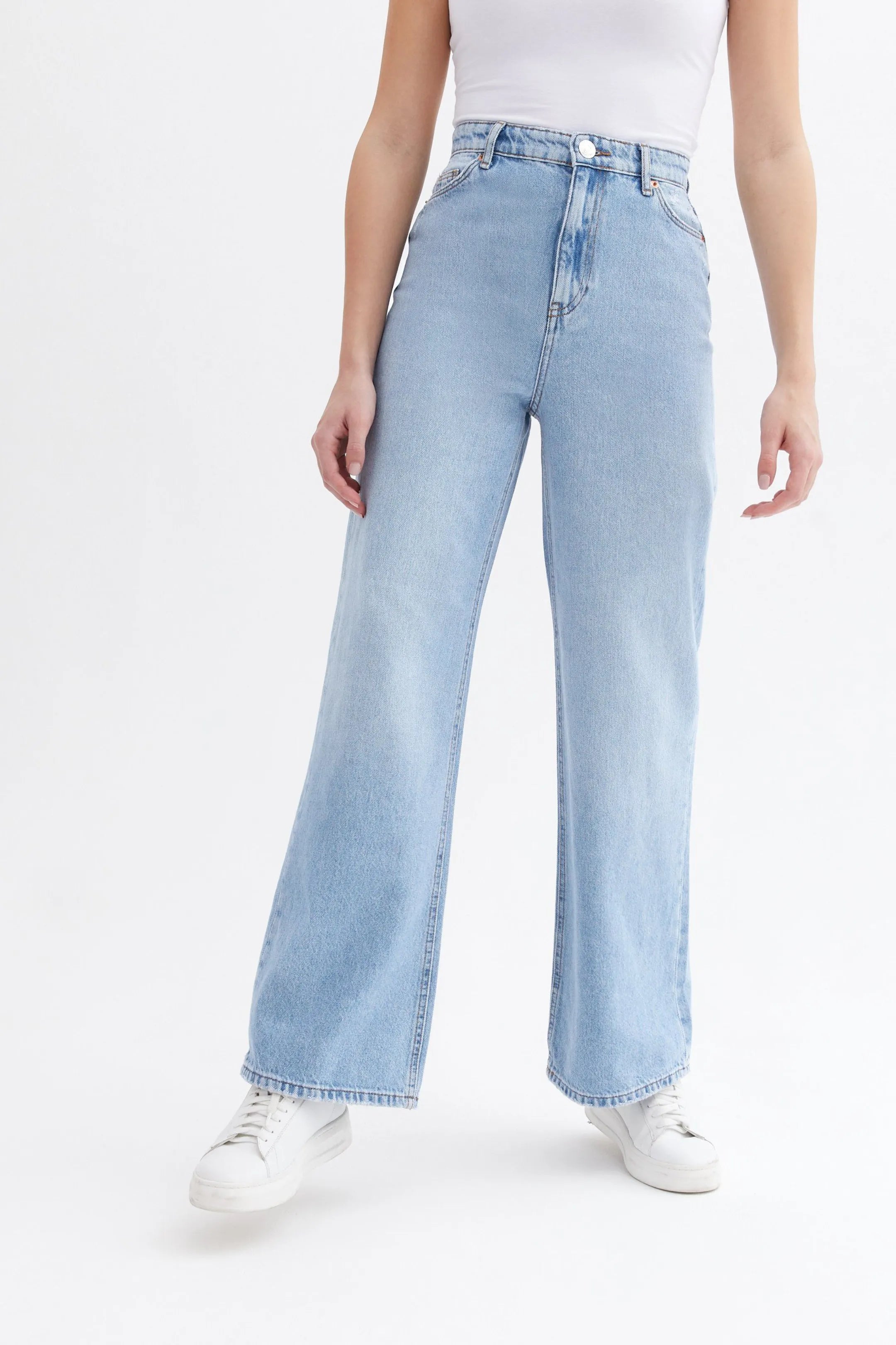 Tally Weijl High Waisted Wide Leg Jeans