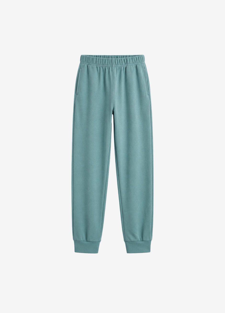 Side Pocket Sweatpant - Turquoise