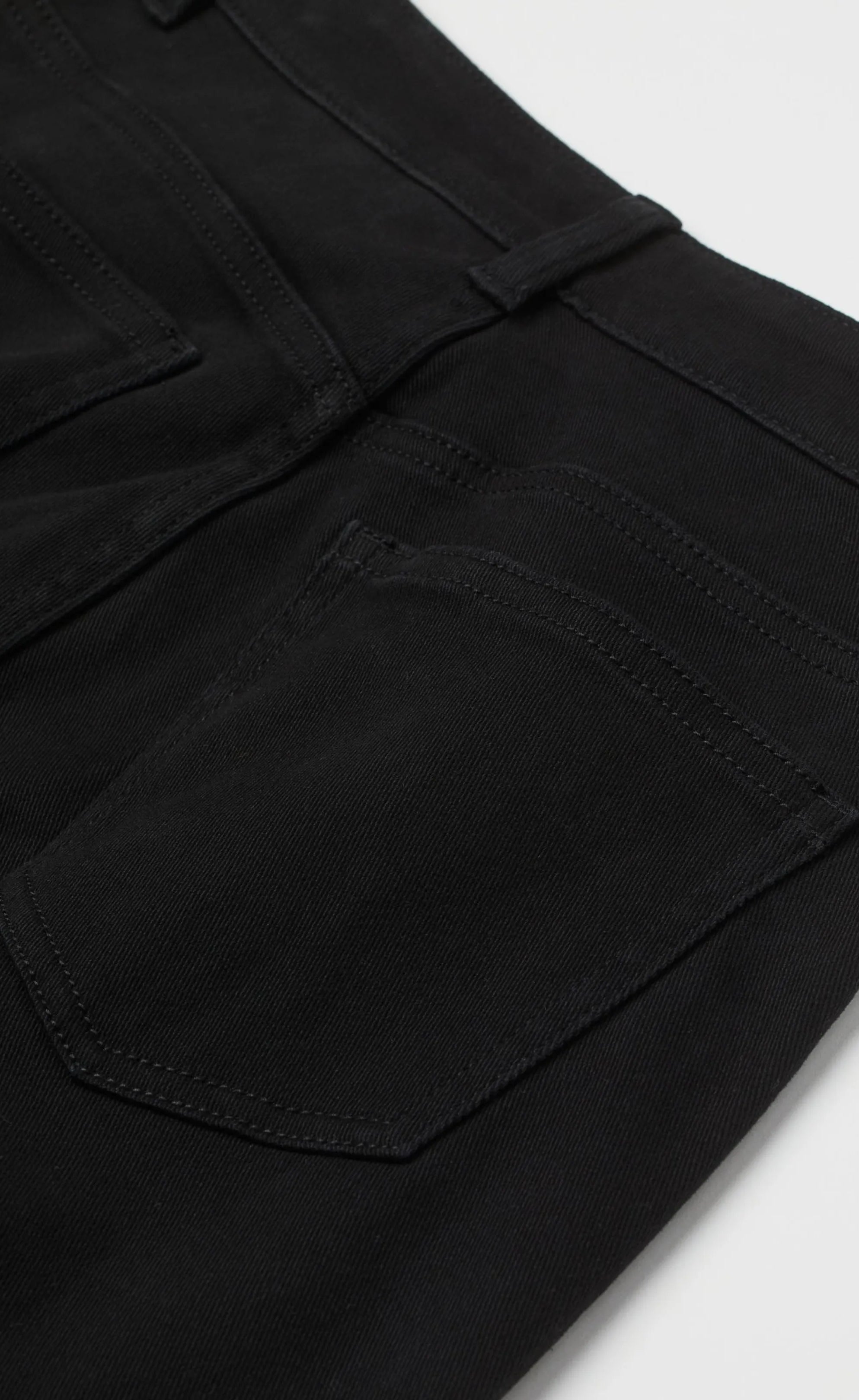 Dr Denim Pure Black Wide-Leg Jeans