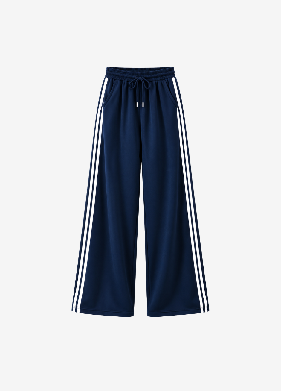 Essential Stripe Trouser | Blue