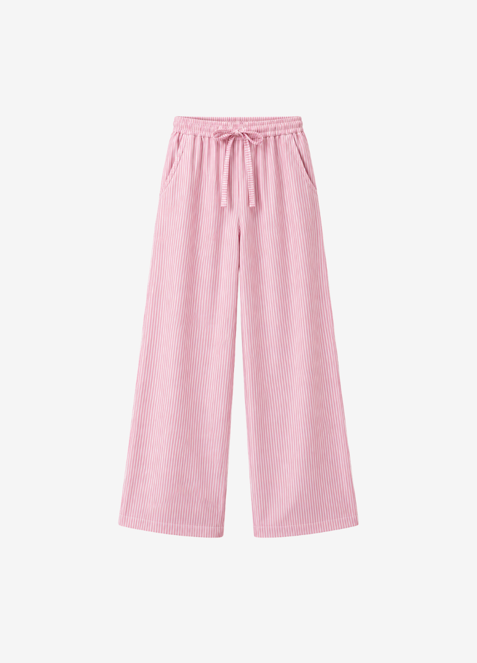 D600 Baggy Wide-Leg Stripe Trouser