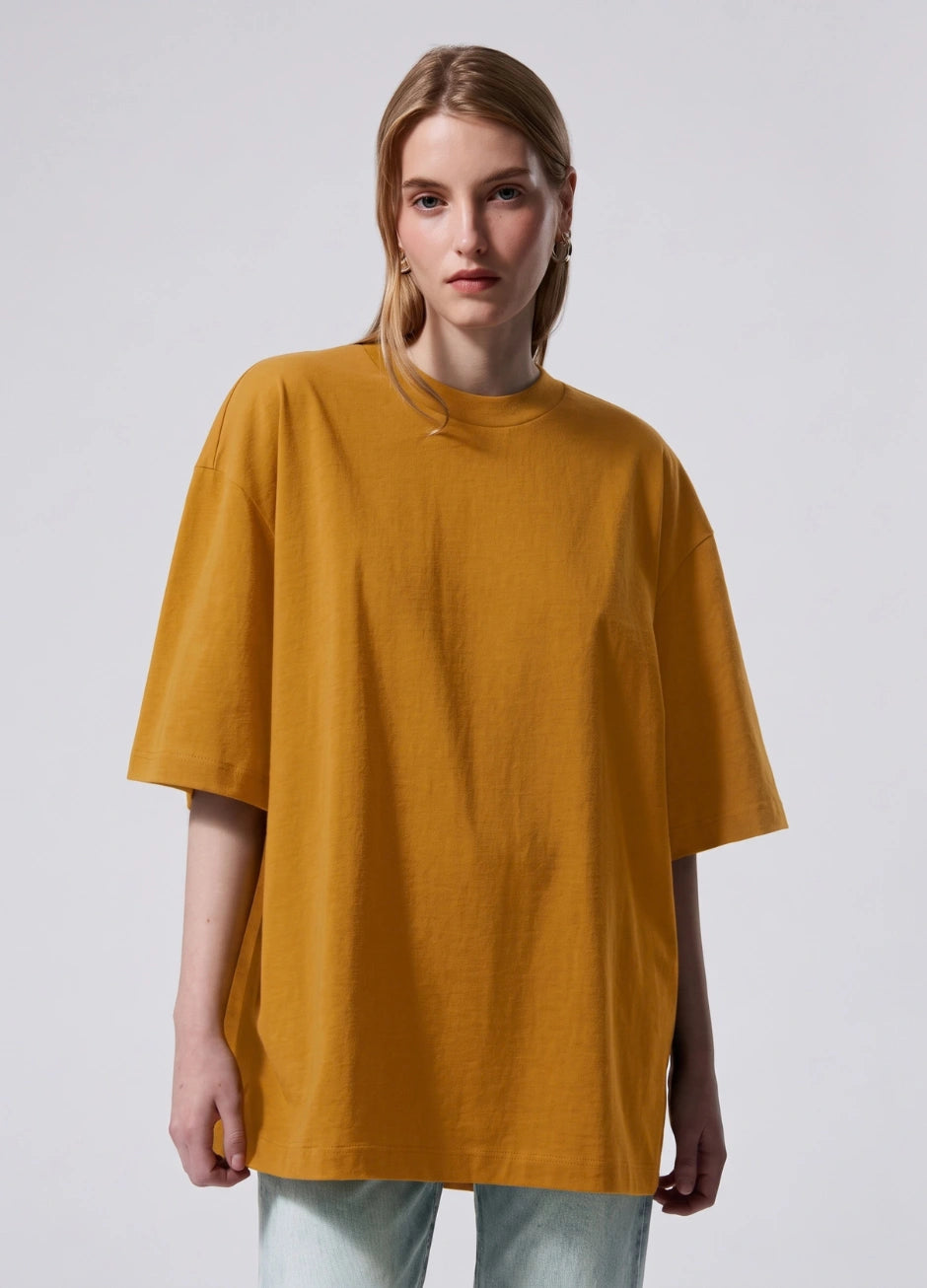 Basic Oversized Tee - Musturd