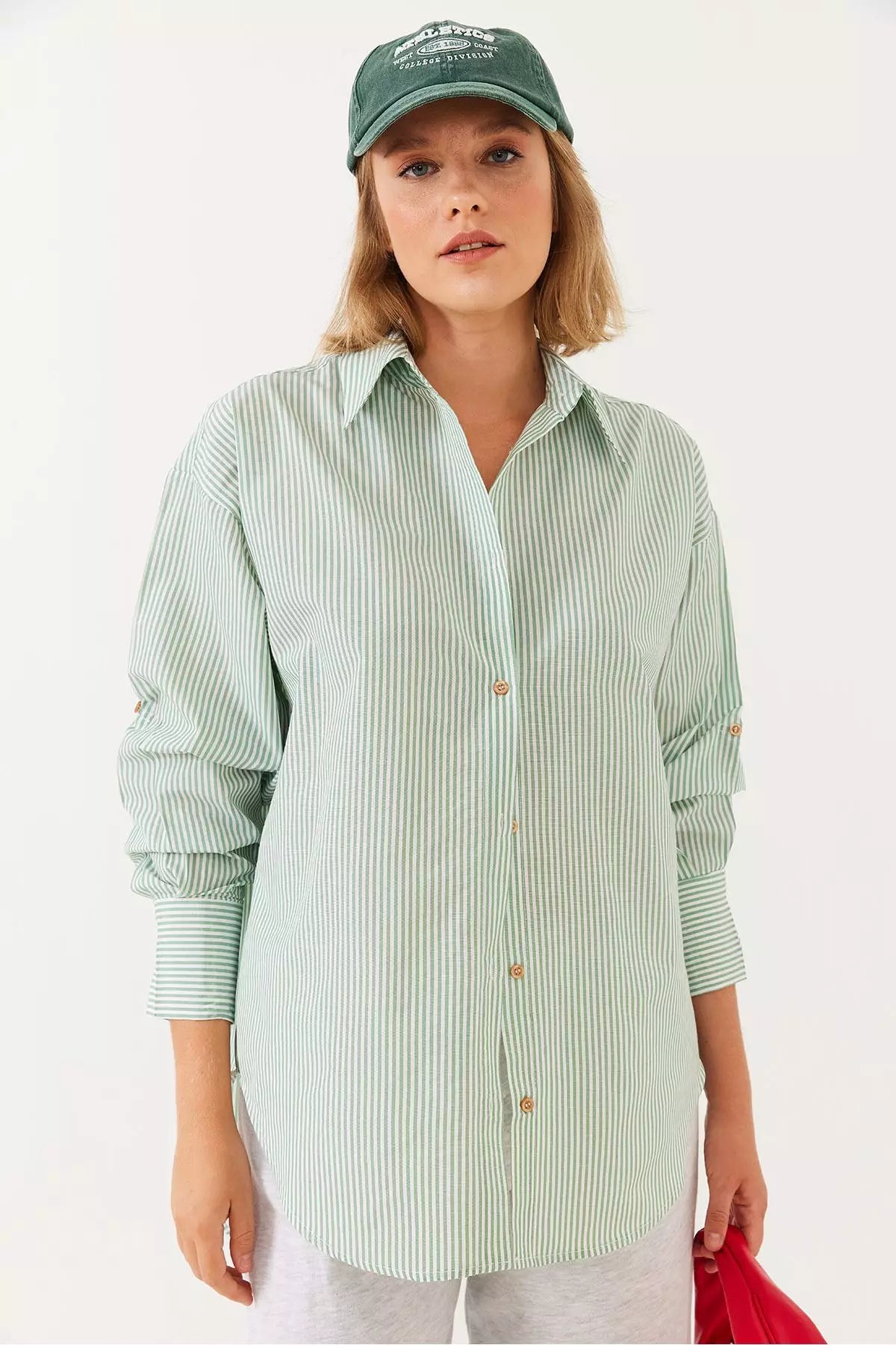 D600 Oversized Stripe Shirt