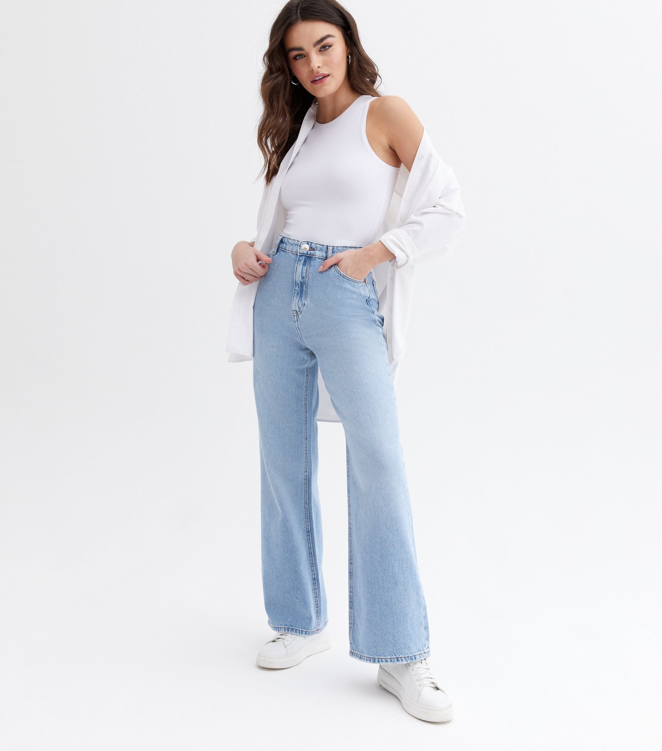 Tally Weijl High Waisted Wide Leg Jeans