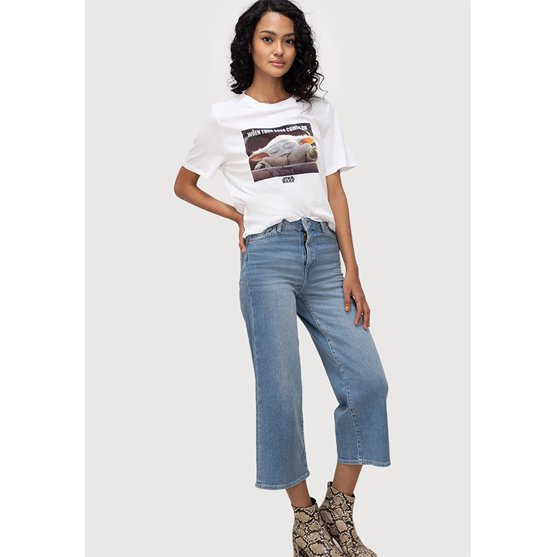 h&m wide leg high waisted jeans