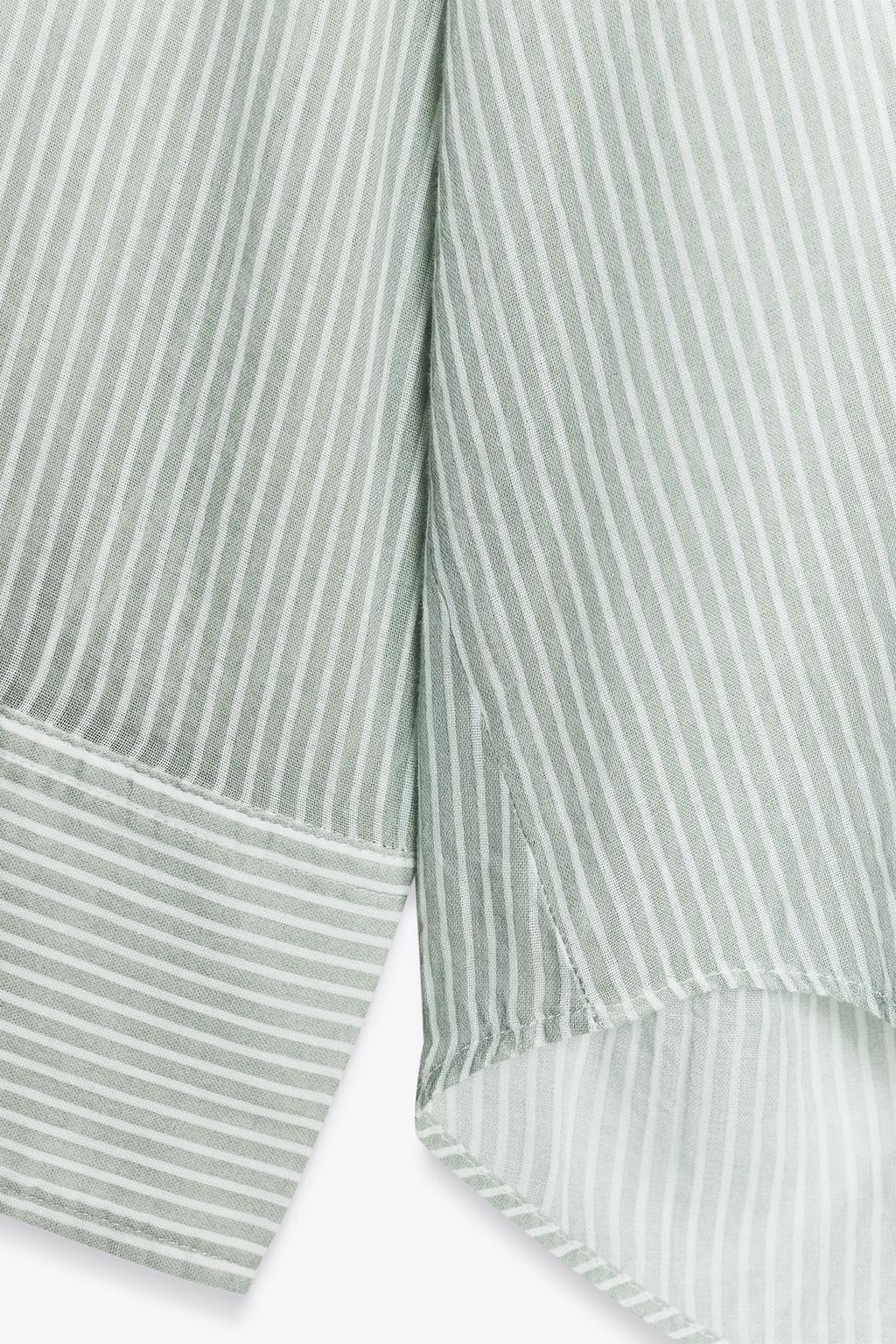 D600 Oversized Stripe Shirt