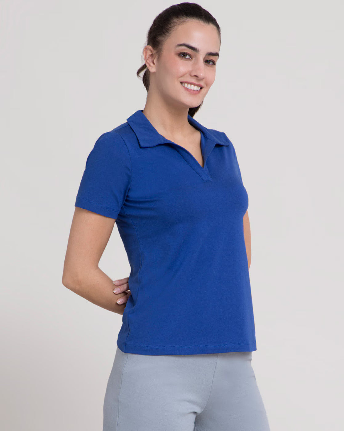 D600 Essential Summer Polo – Royal Blue