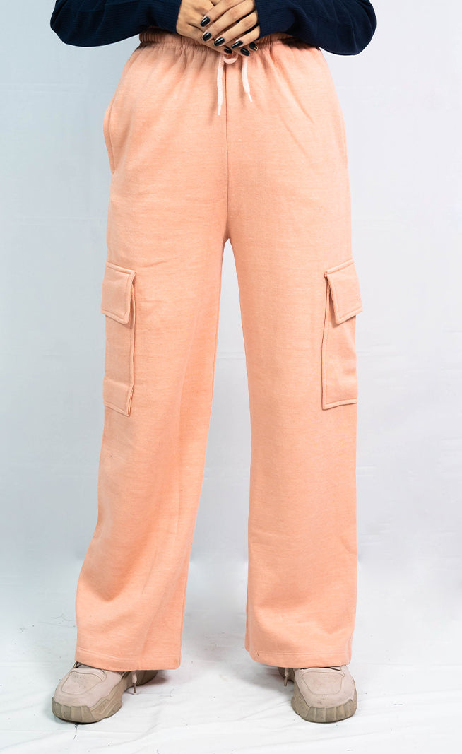 D600 - Wide Leg Cargo Trousers