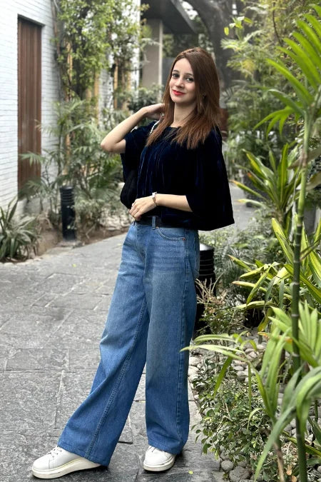 High Waisted Wide Leg Jeans