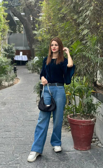 High Waisted Wide Leg Jeans