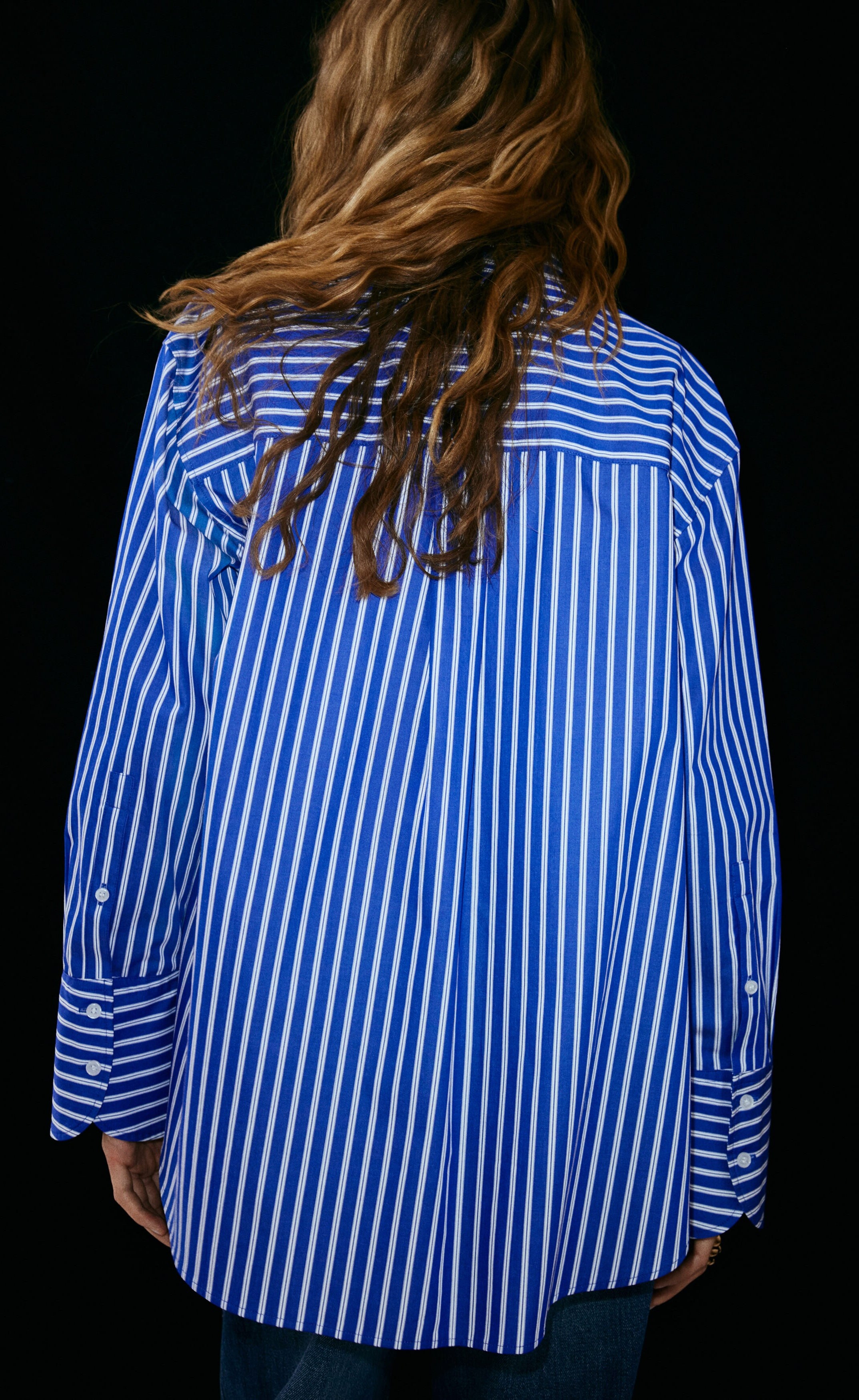 D600 Oversized Stripe Shirt