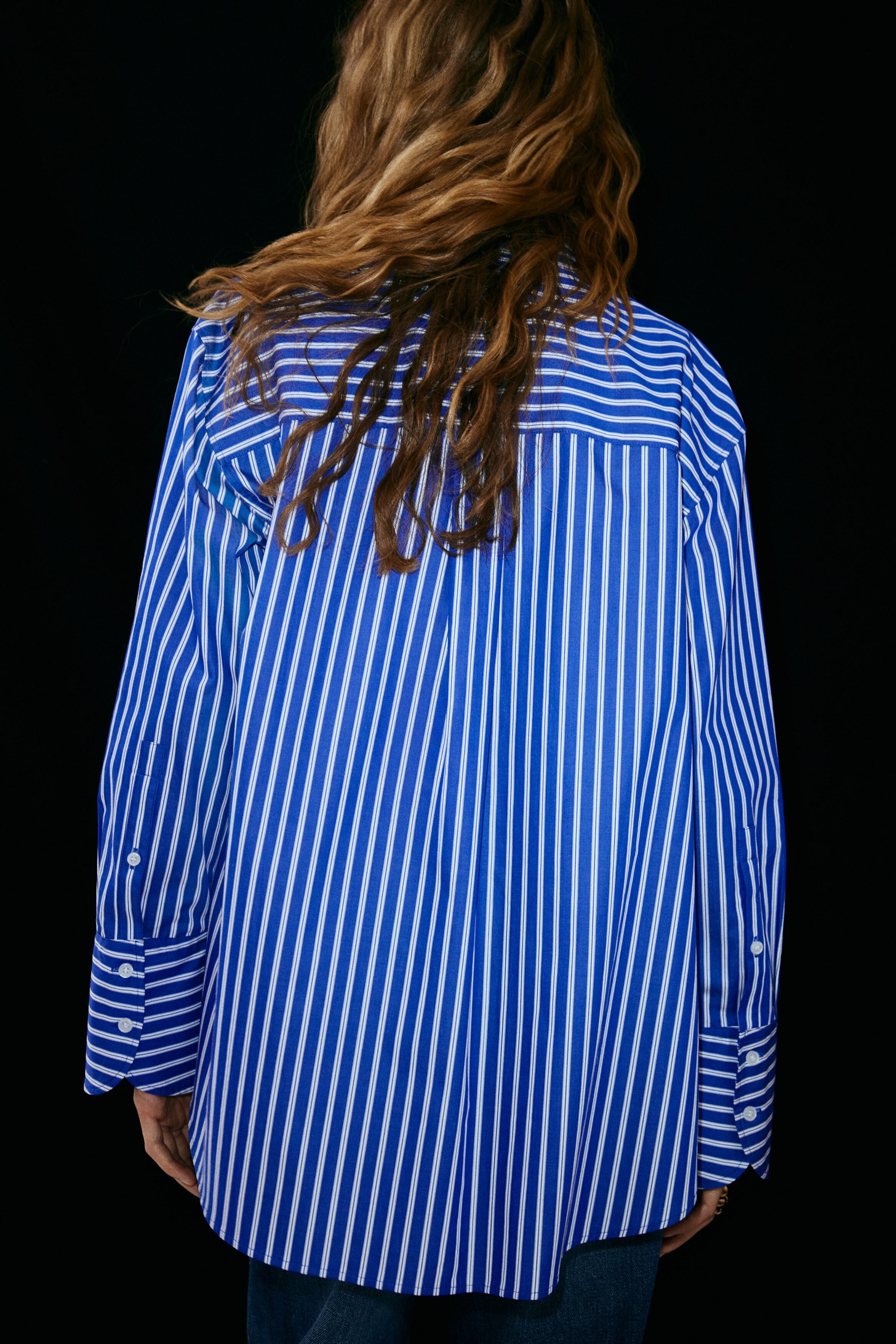 D600 Oversized Stripe Shirt