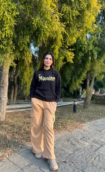 ZARA LIGHT WEIGHT HIGH WAISTED CARGO SWEATPANT