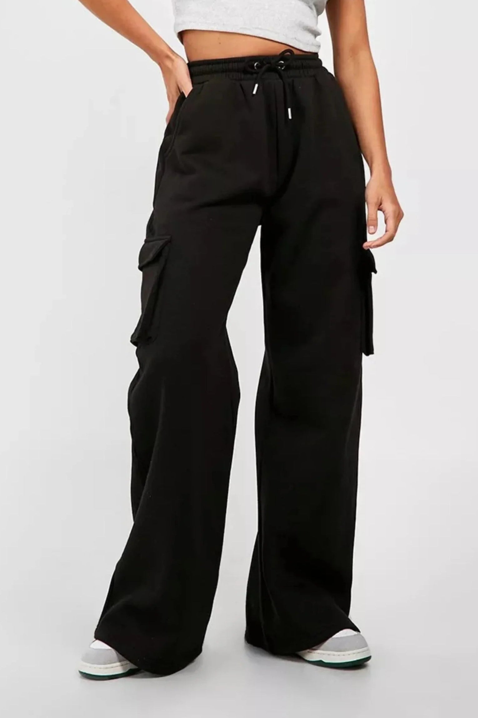 WIDE LEG CARGO JOGGER