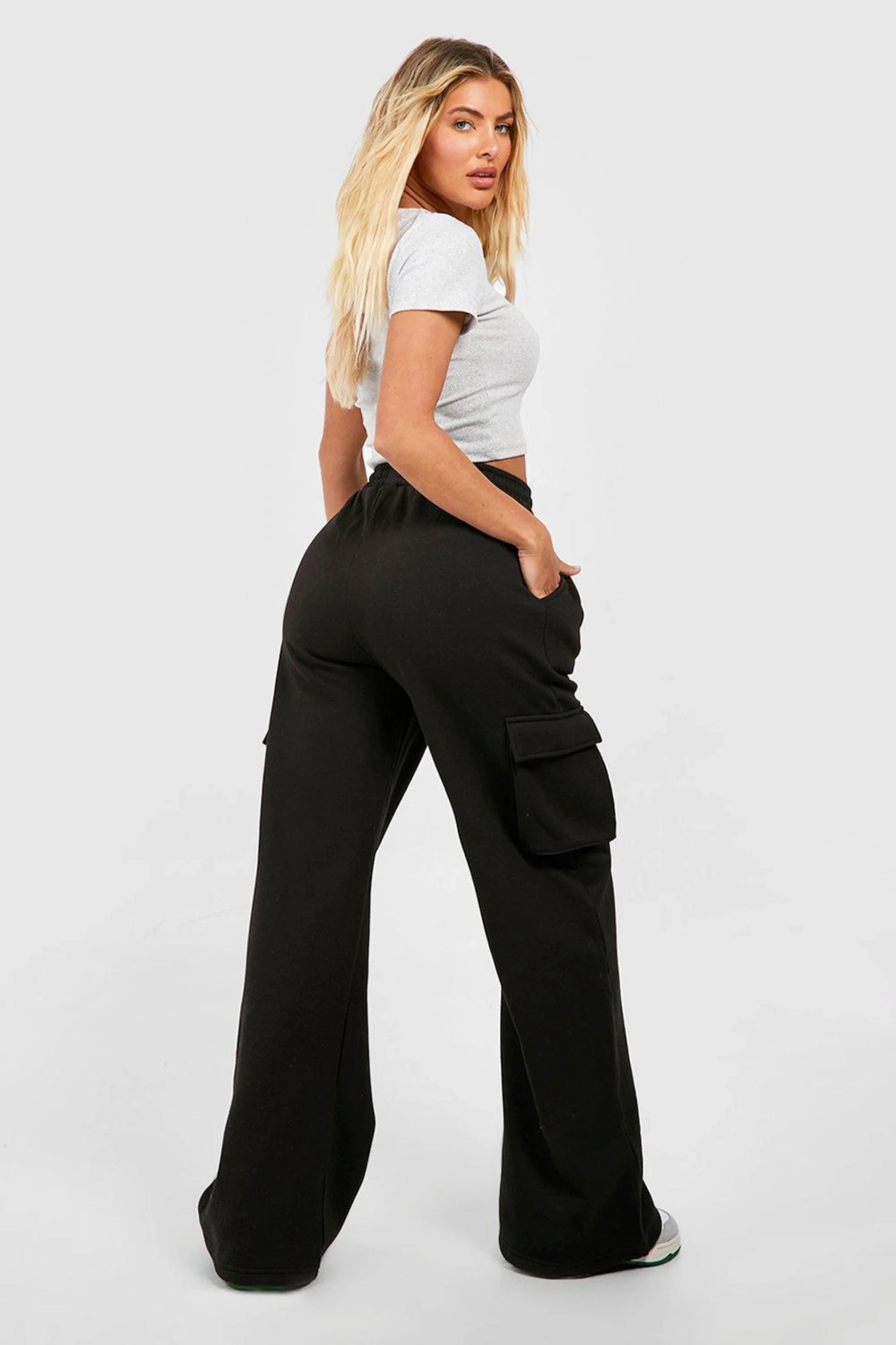 WIDE LEG CARGO JOGGER