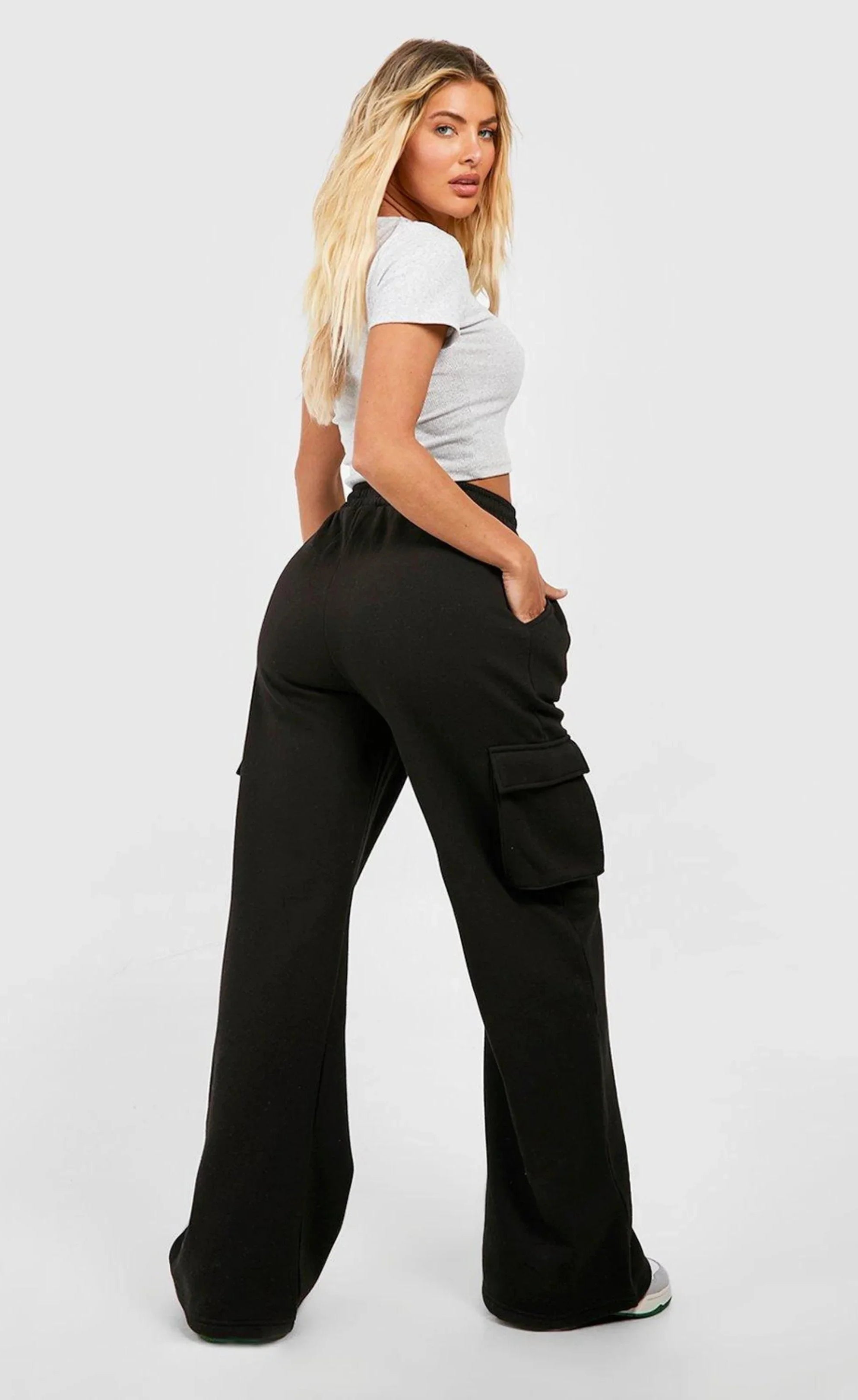 WIDE LEG CARGO JOGGER