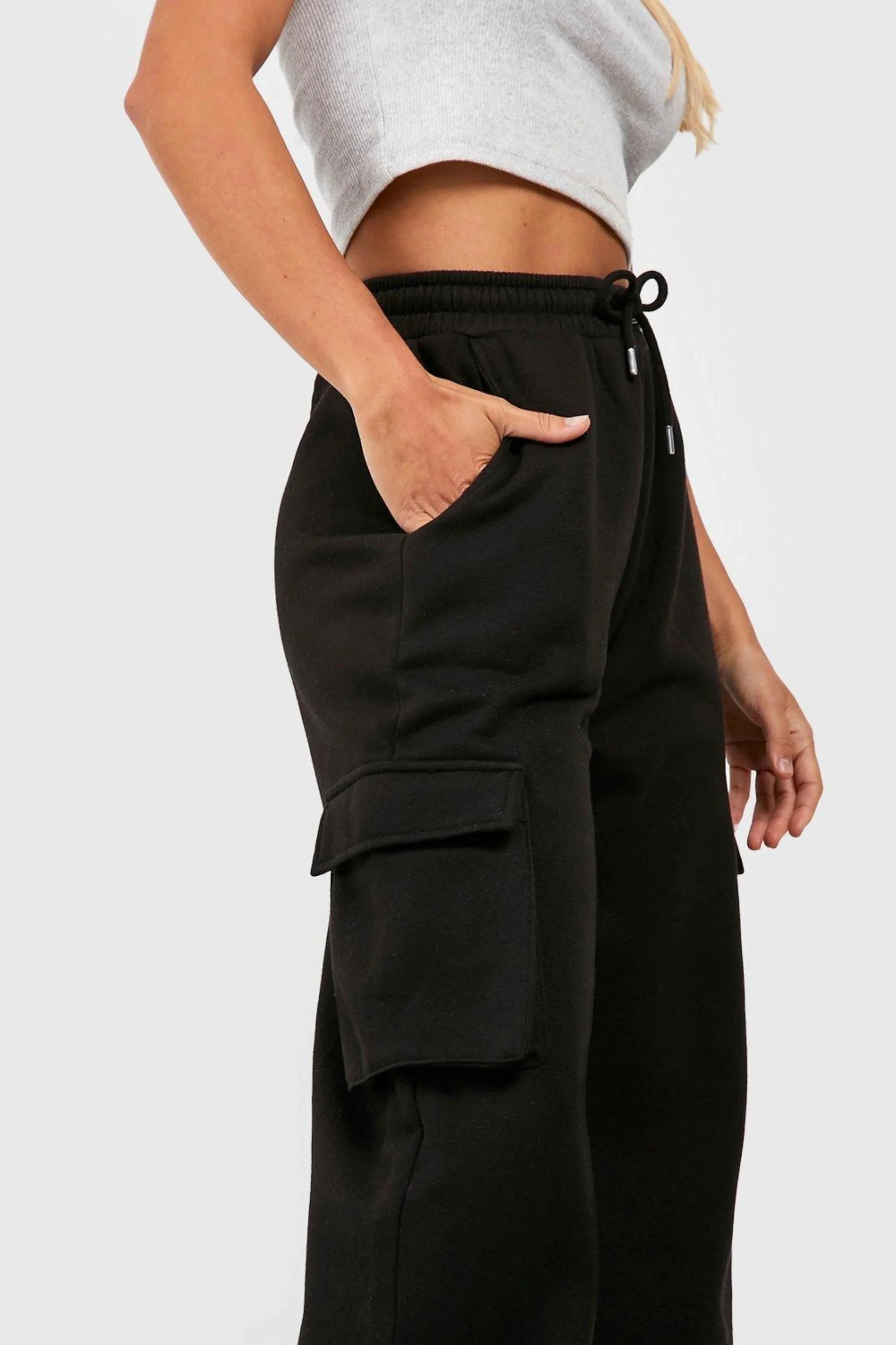 WIDE LEG CARGO JOGGER