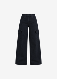 WIDE LEG CARGO JEANS