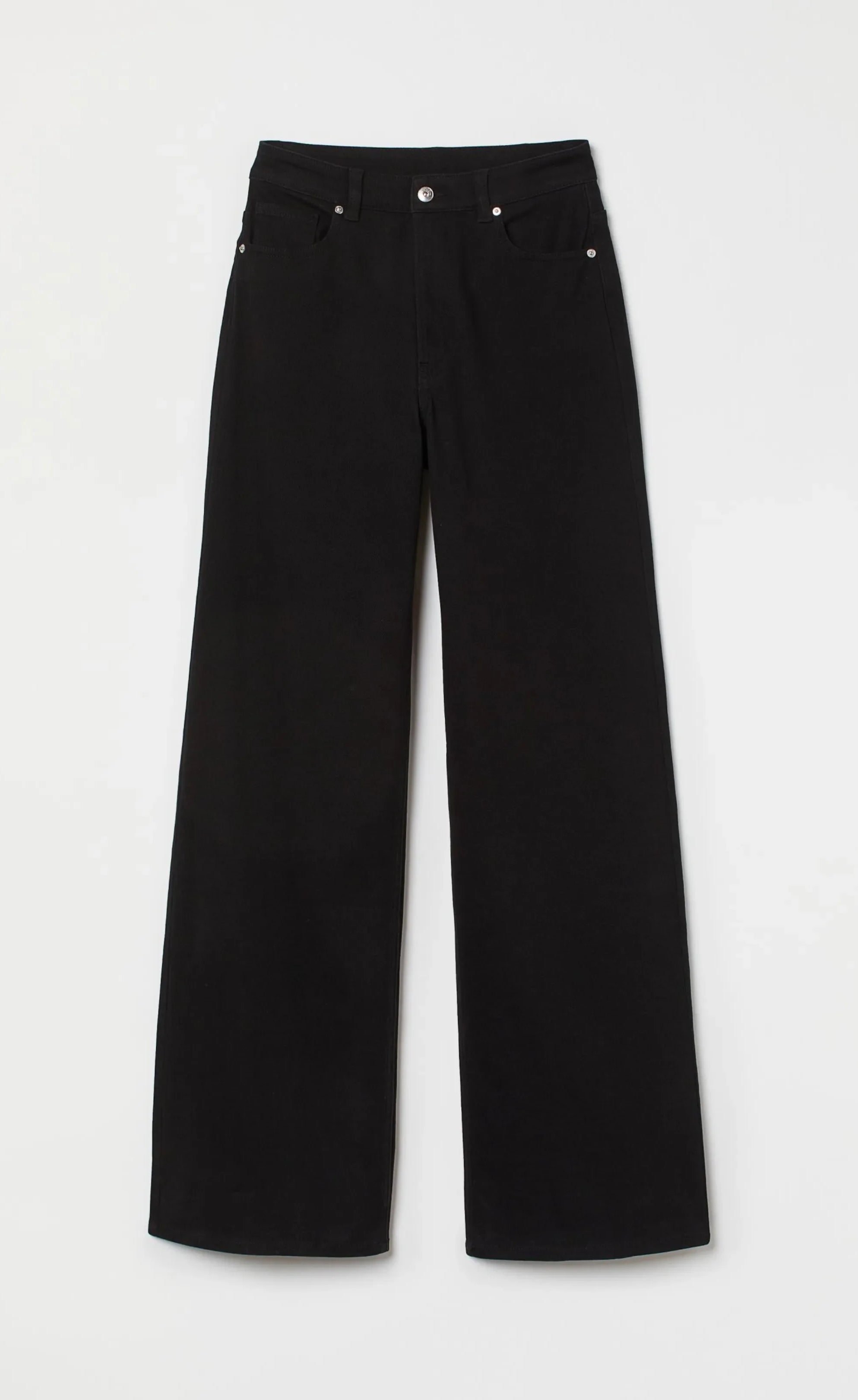 Dr denim pure black wide-leg jeans (MINOR FAULT)