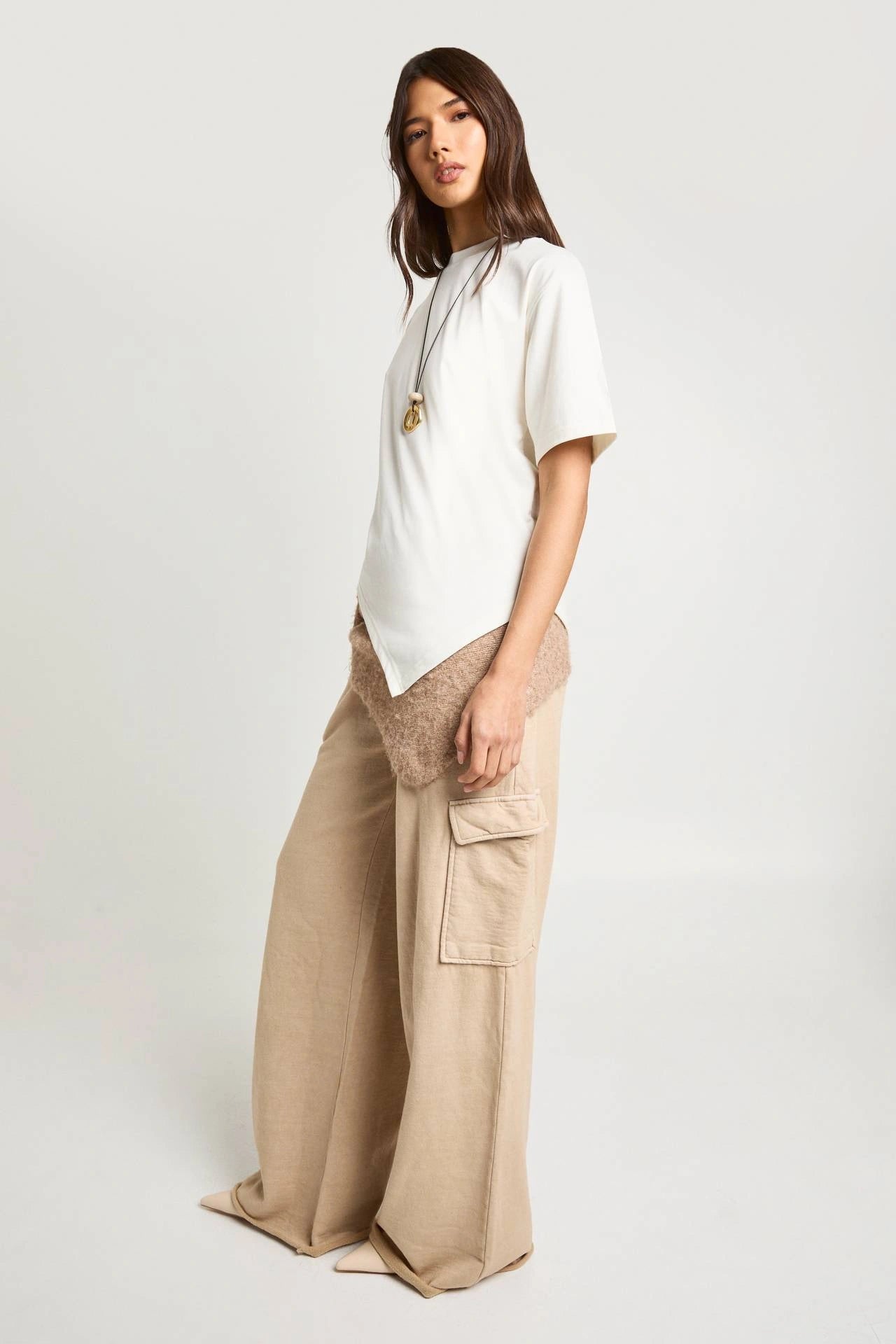 D600 Baggy Wide Leg Cargo Trouser