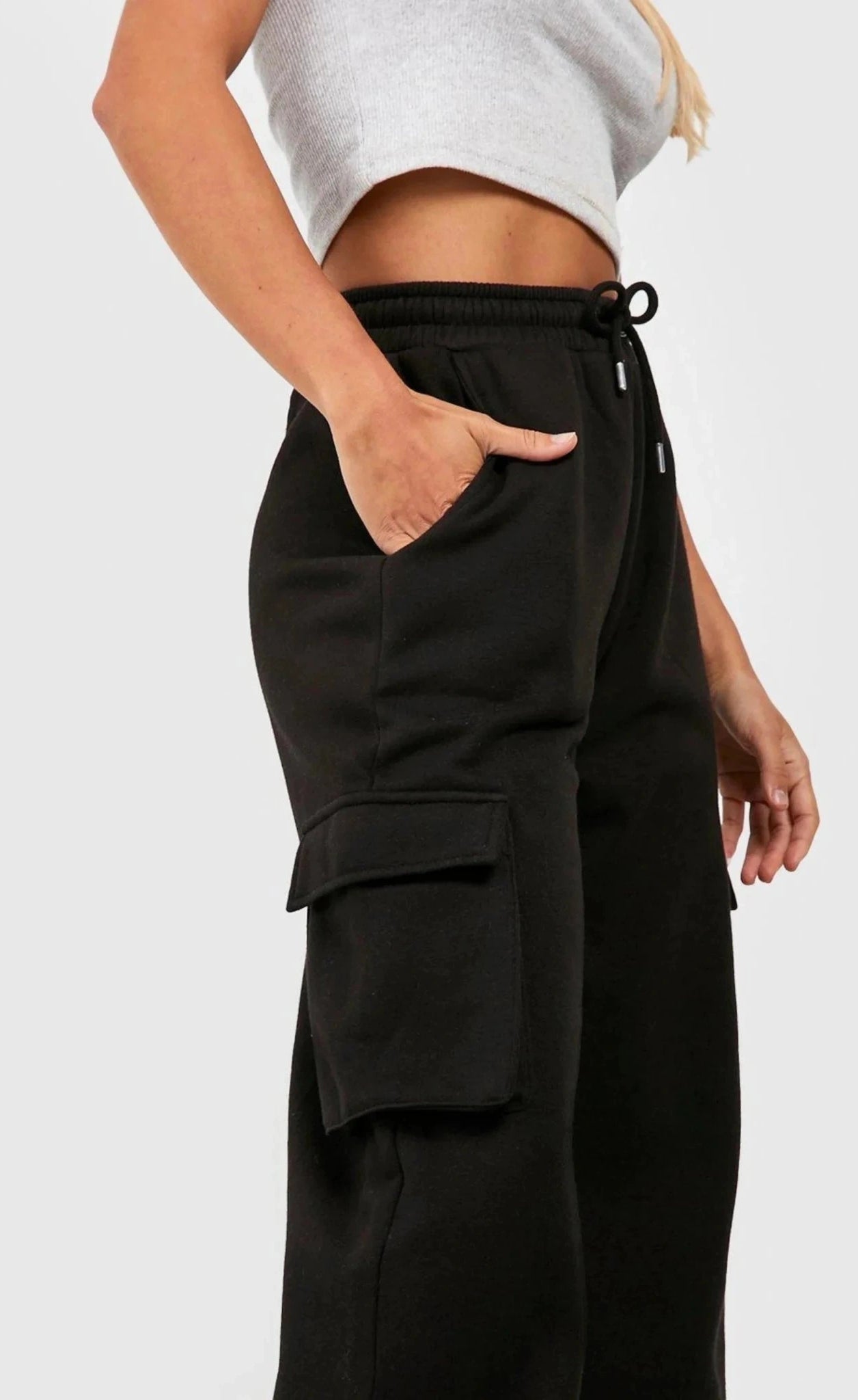 WIDE LEG CARGO JOGGER