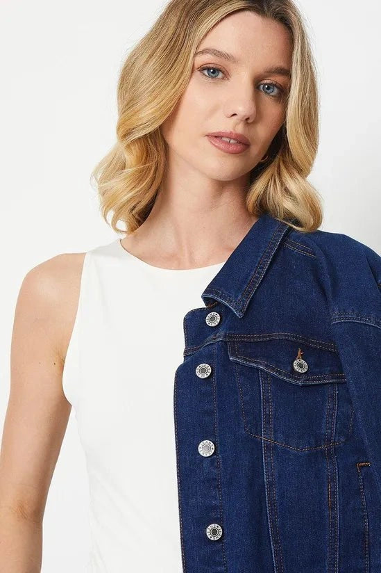 D600 Dark Blue Denim Jacket