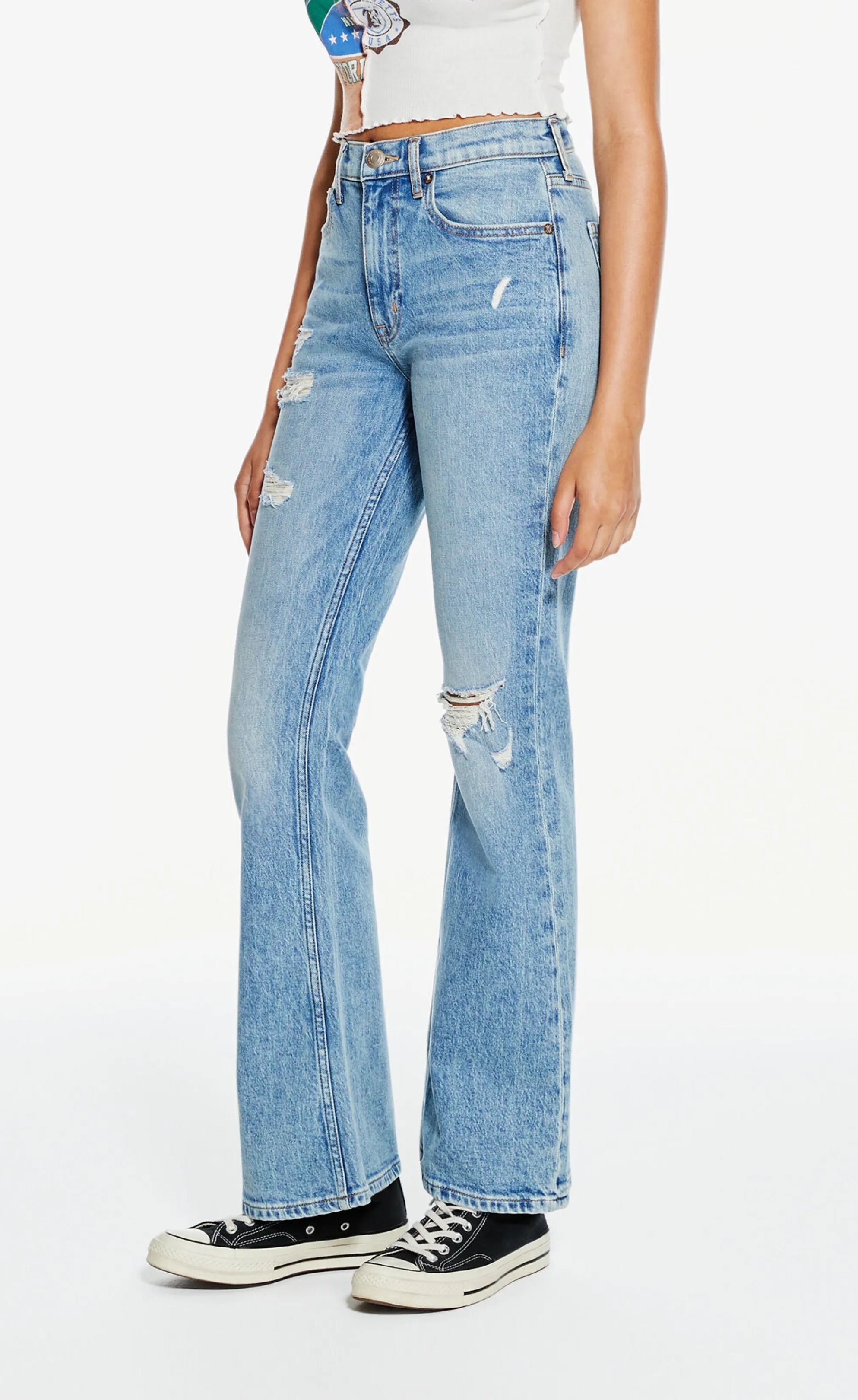 High-Rise Flare Jean