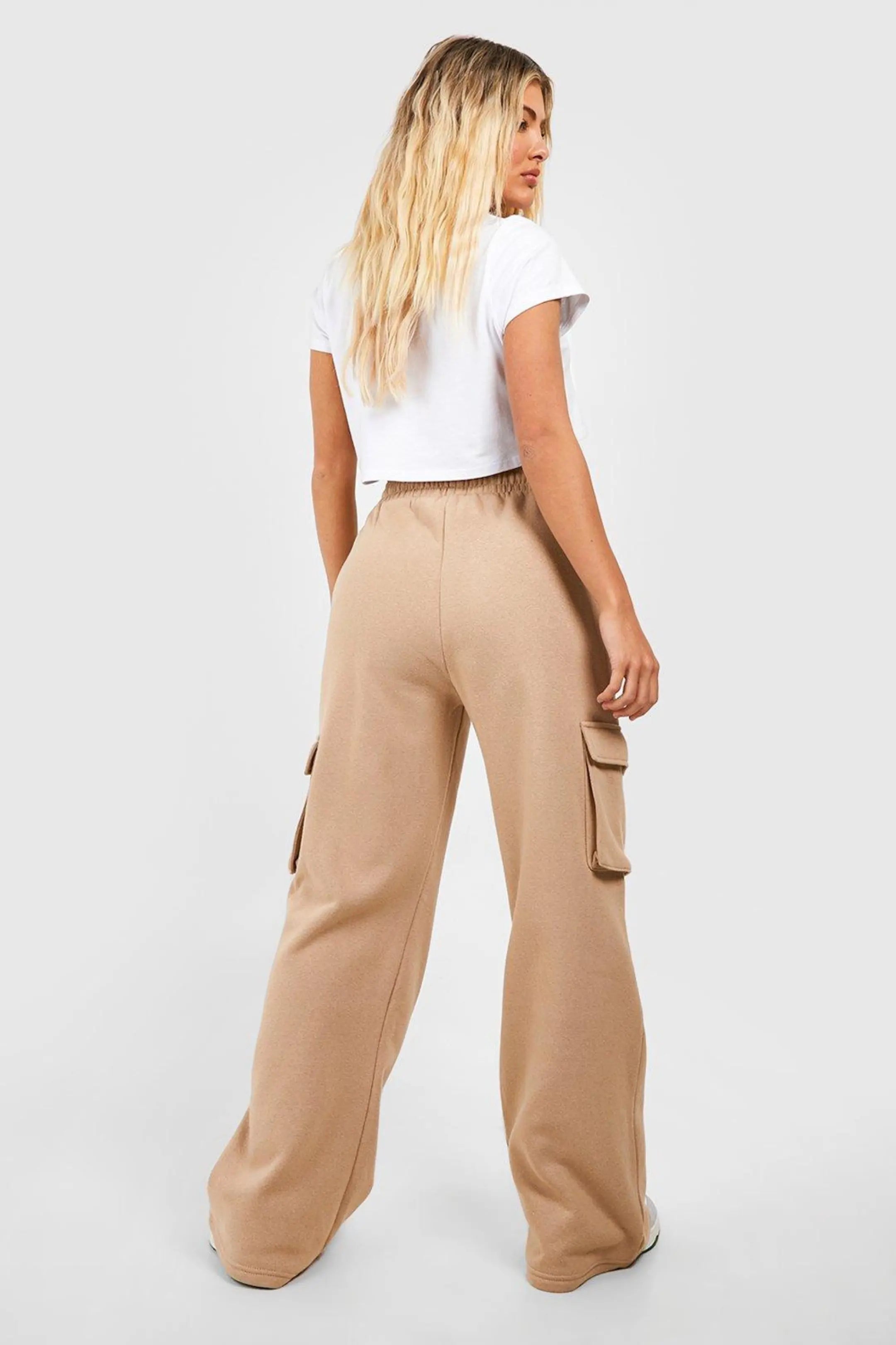 ZARA LIGHT WEIGHT HIGH WAISTED CARGO SWEATPANT