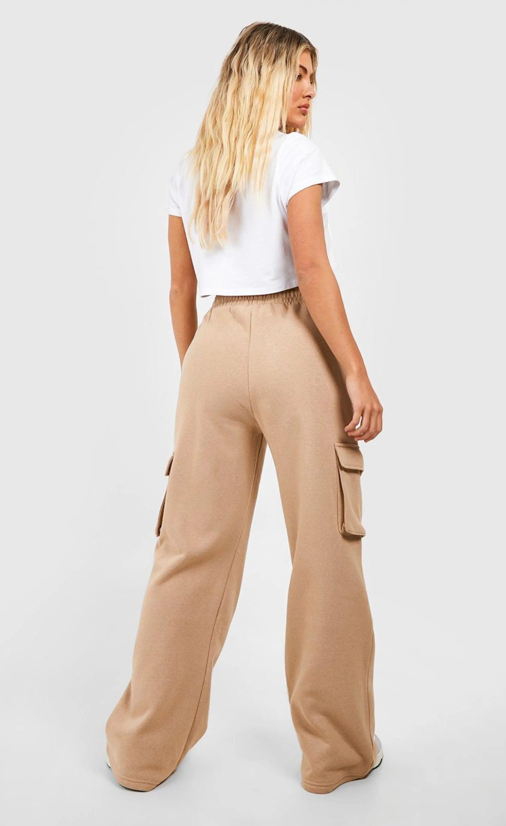 ZARA LIGHT WEIGHT HIGH WAISTED CARGO SWEATPANT