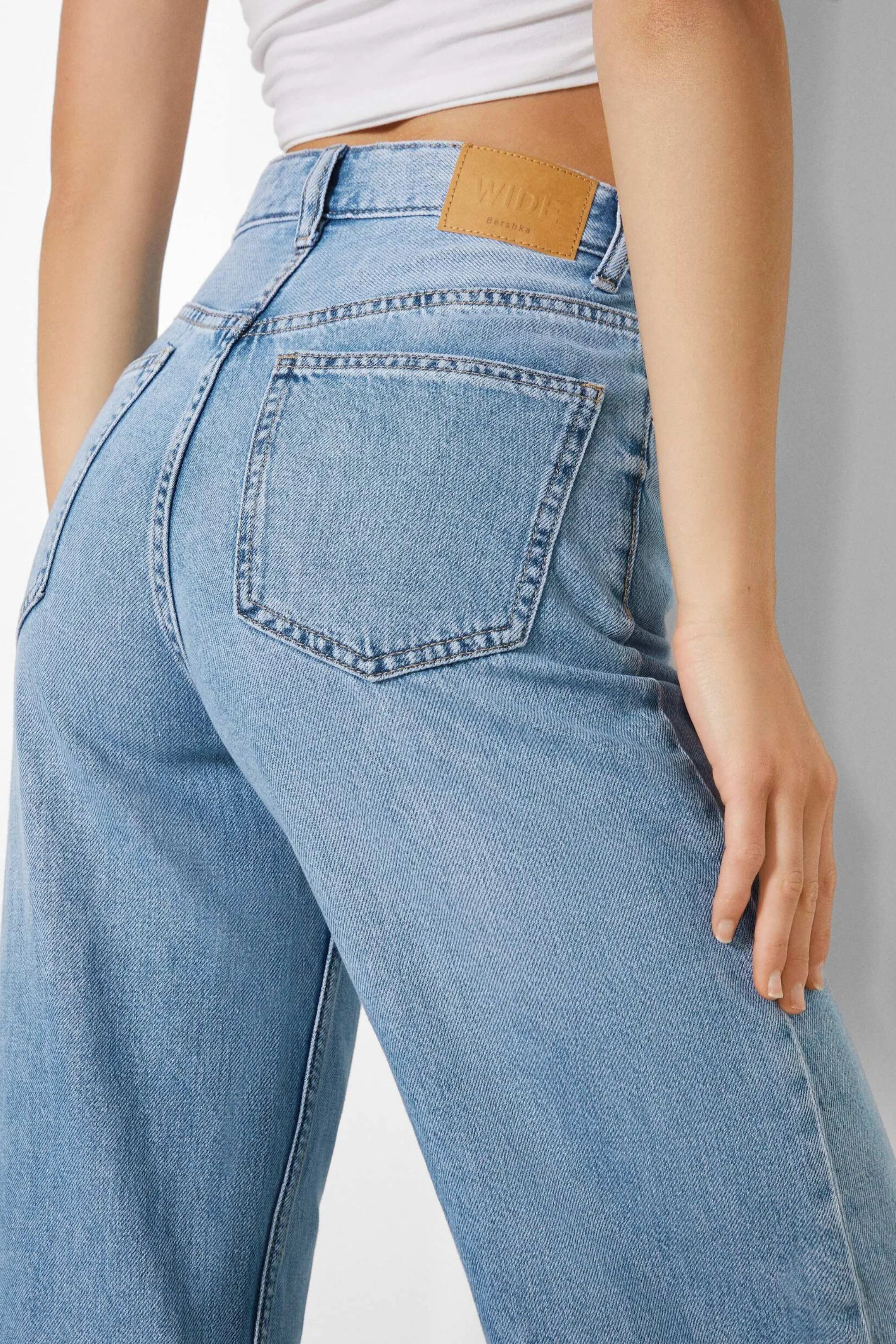 Bershka Wide-leg jeans