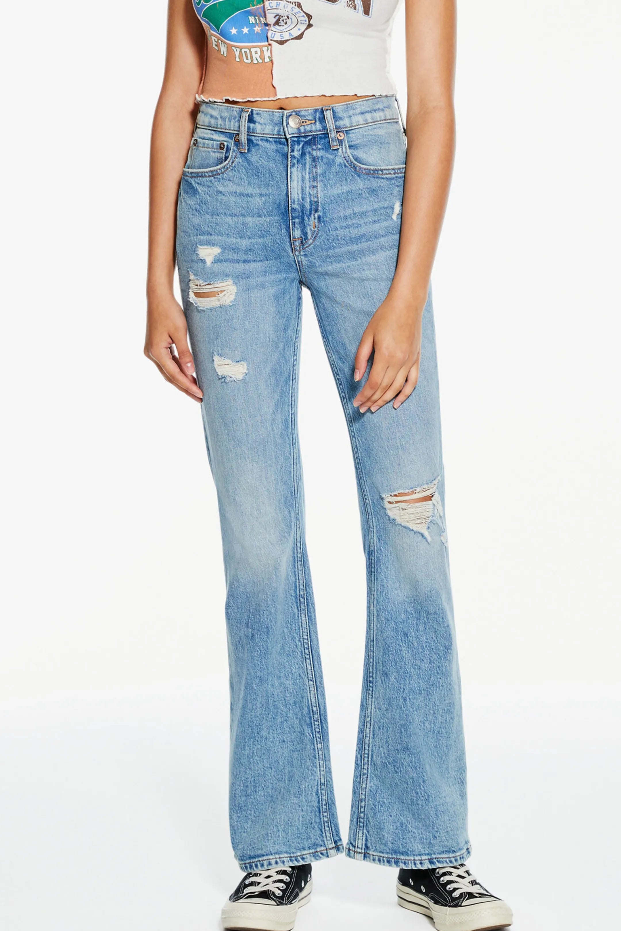 High-Rise Flare Jean