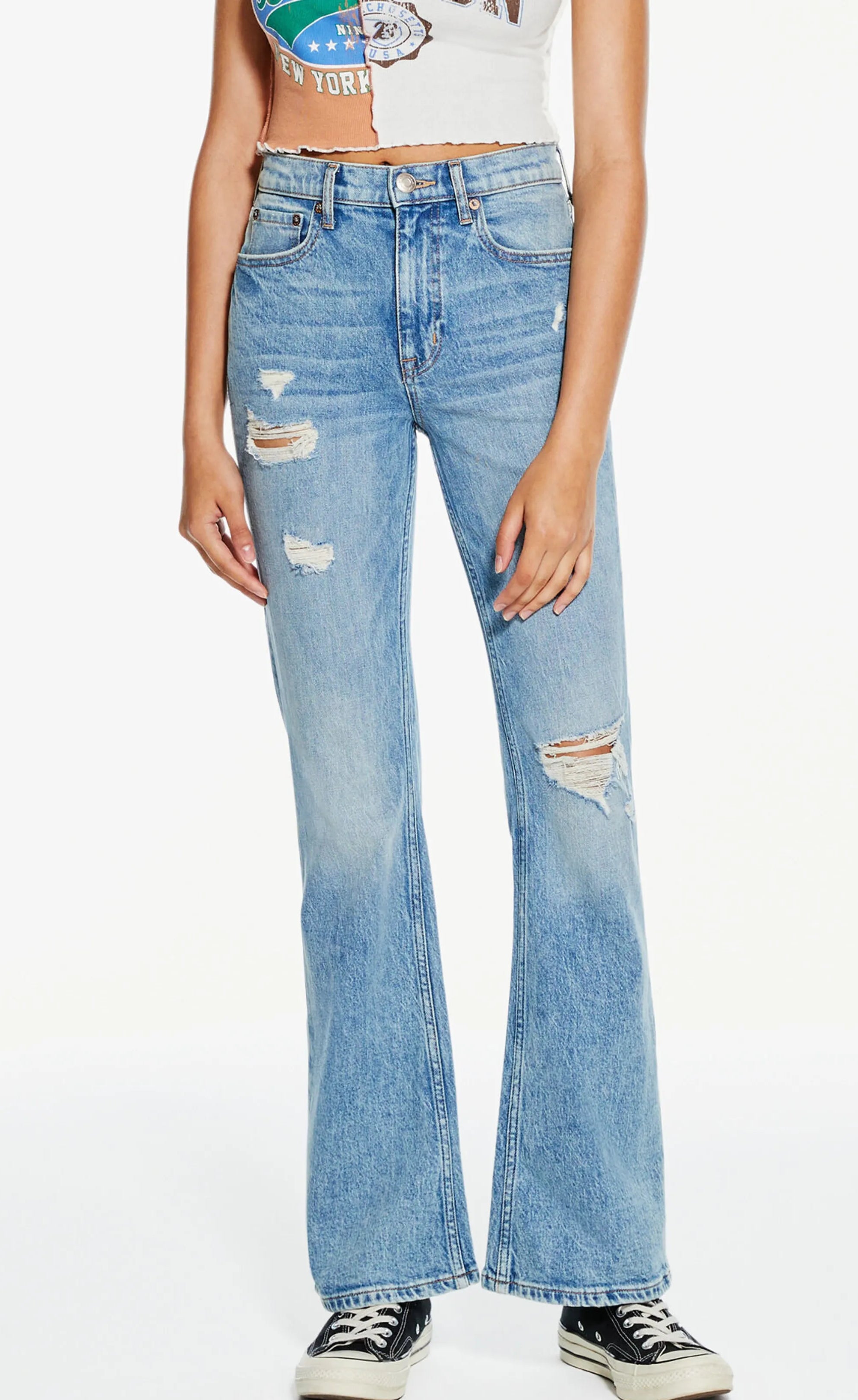 High-Rise Flare Jean