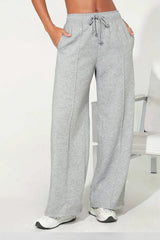 Wide Leg High-Waist Sweatpant