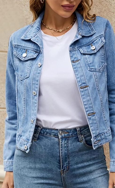 HM BLUE DENIM JACKET