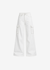 WIDE LEG CARGO JEANS
