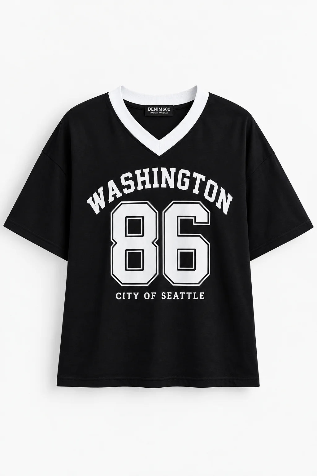 Oversized Graphic Tee | Black