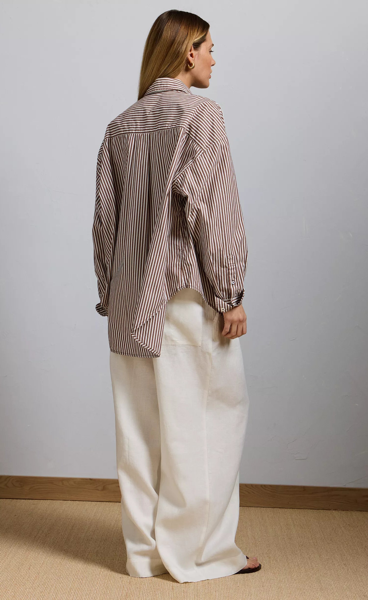 D600 Oversized Stripe Shirt