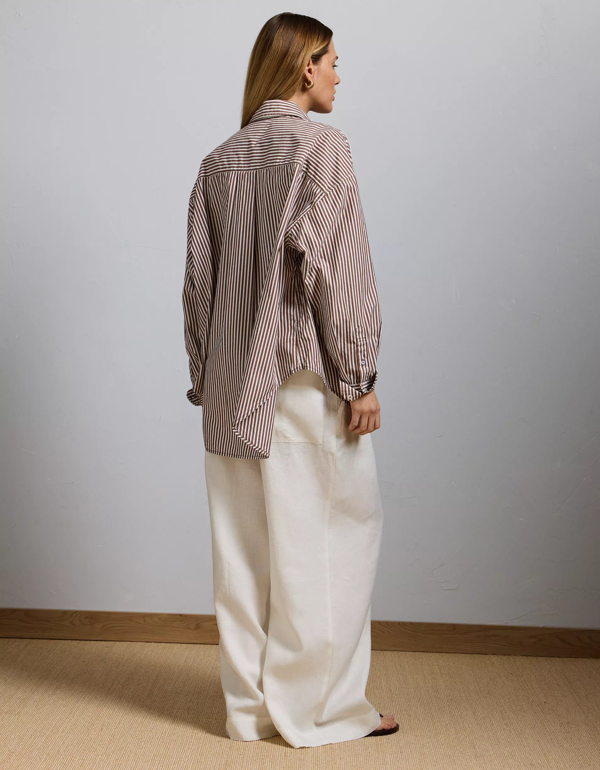 D600 Oversized Stripe Shirt