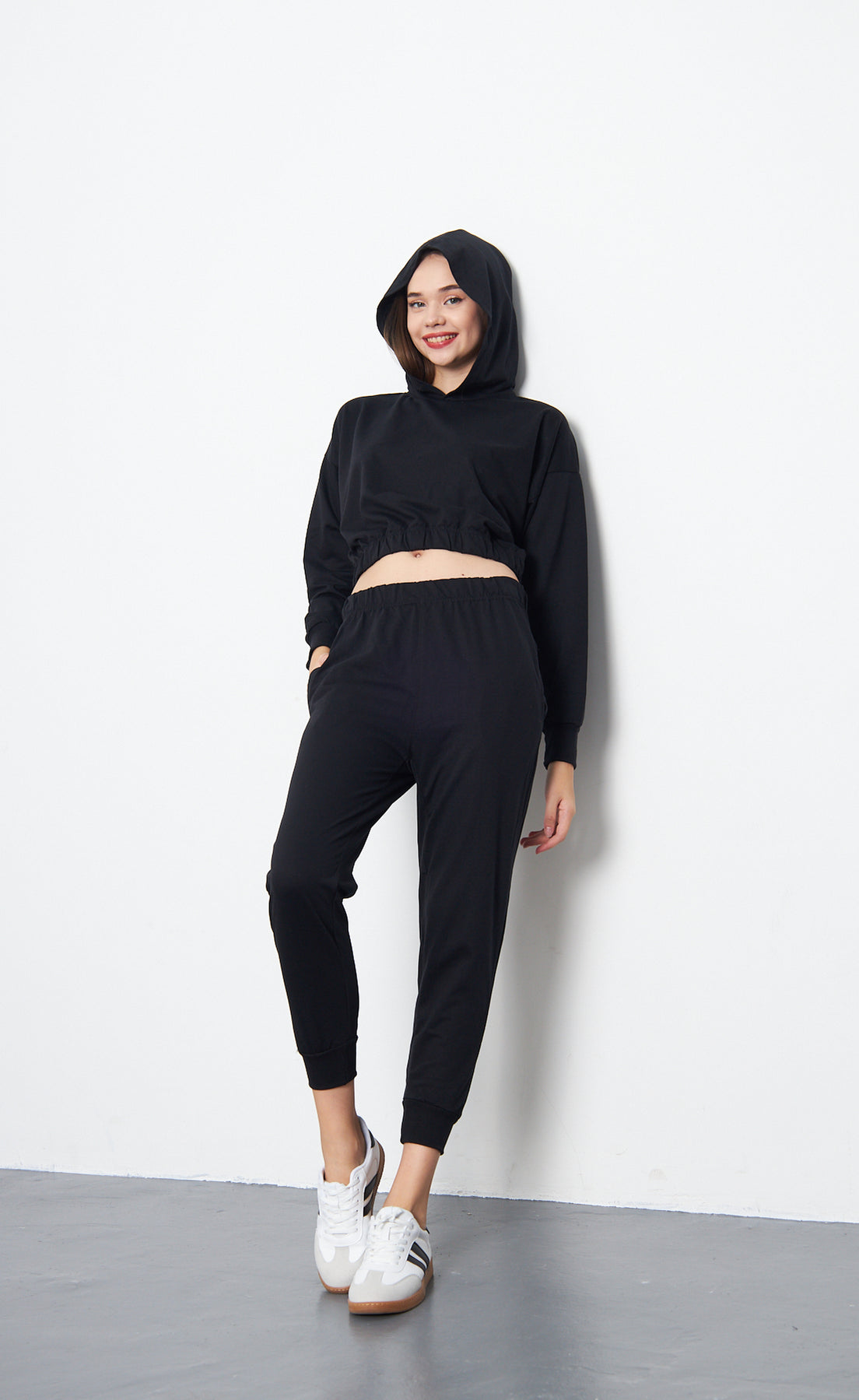 Side Pocket Sweatpant - Black