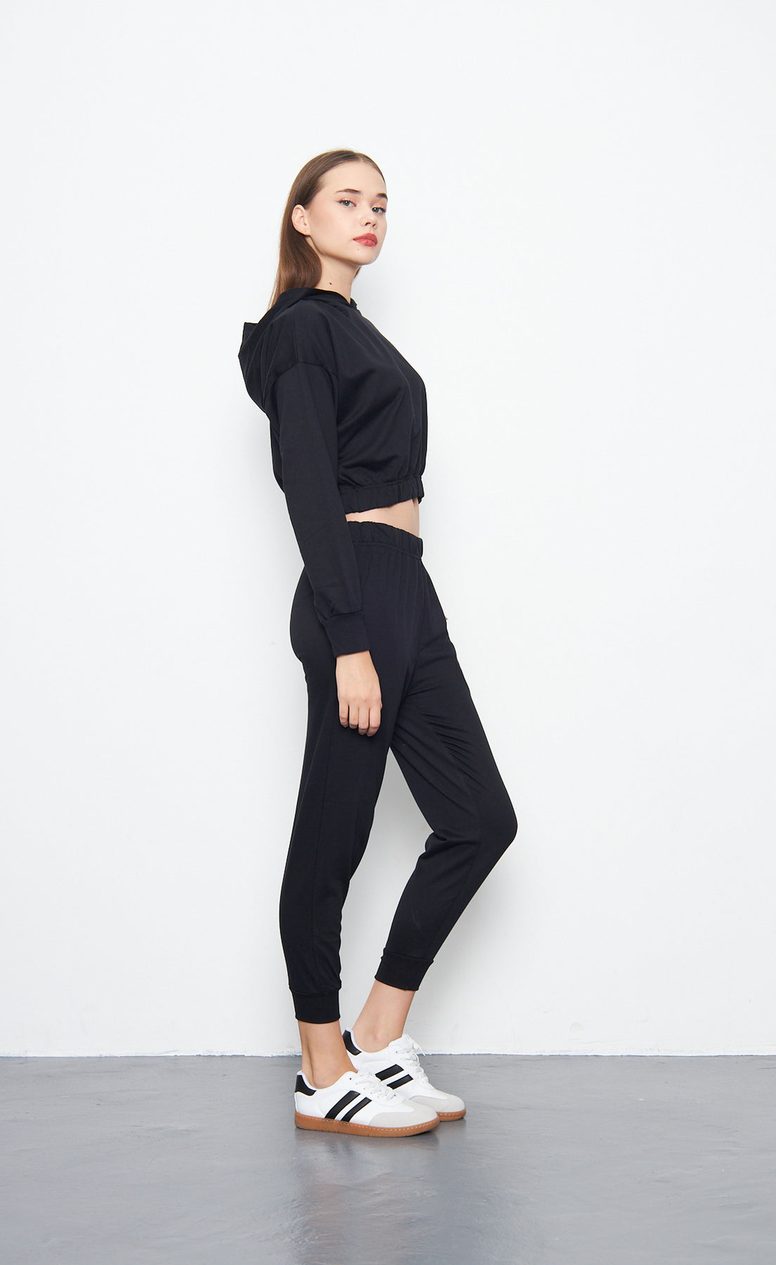 Side Pocket Sweatpant - Black
