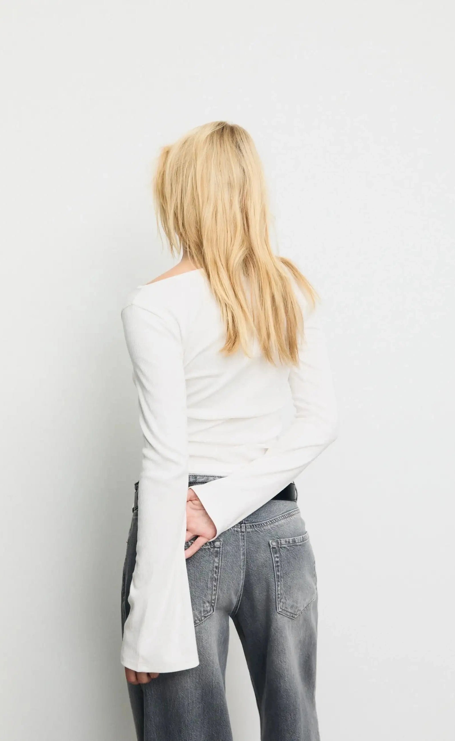 Bell Sleeve T-Shirt - Off White