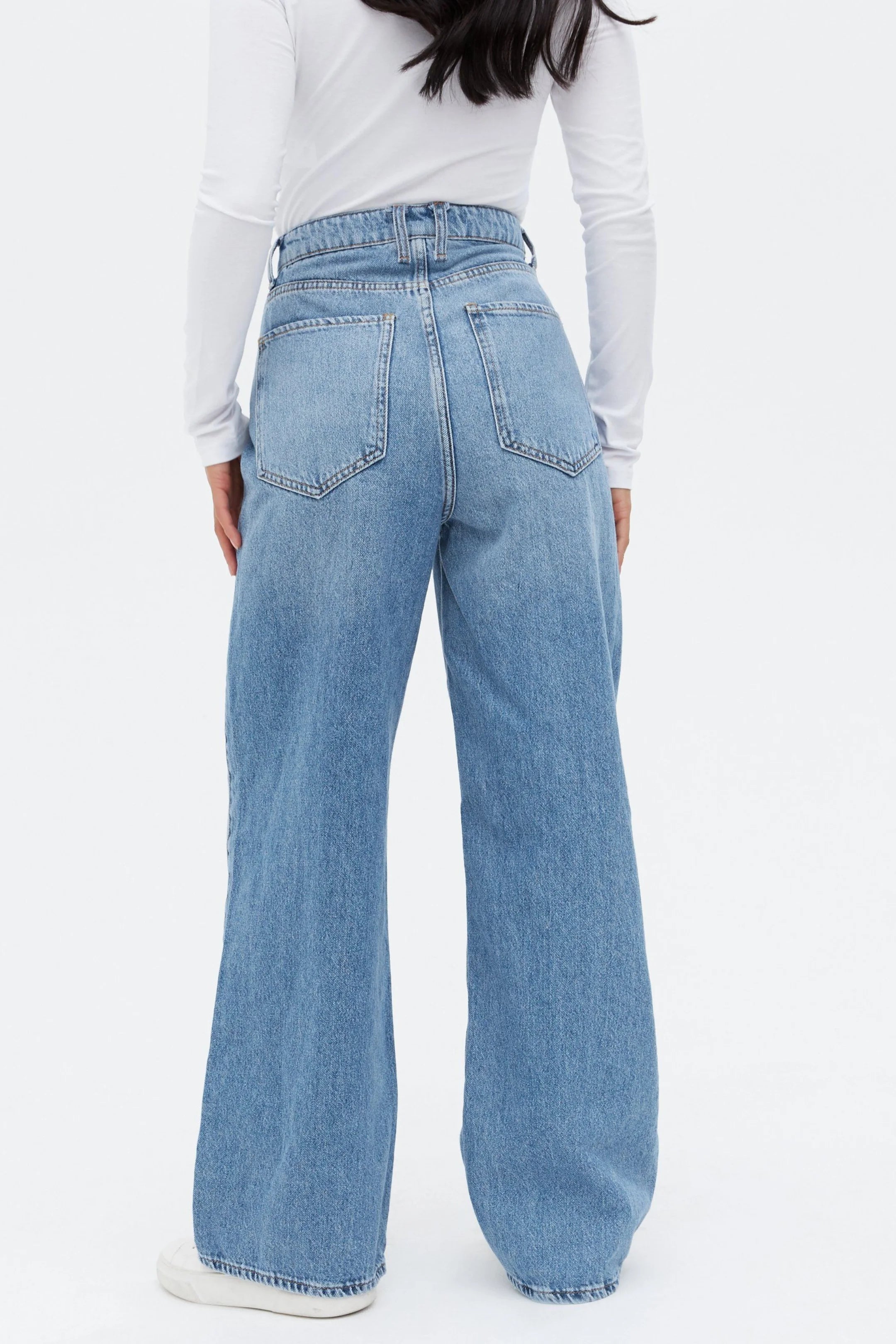 High Waisted Wide Leg Jeans