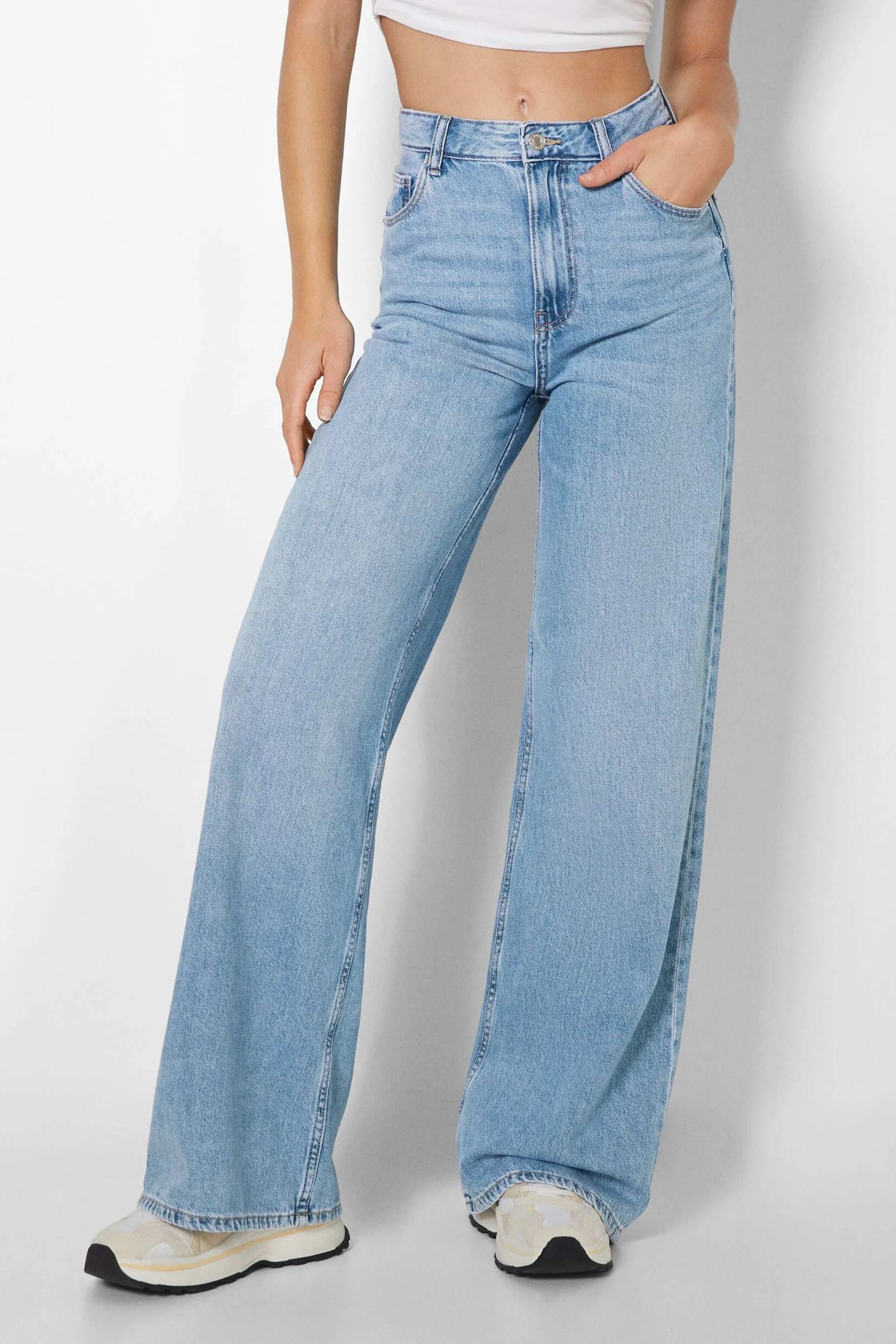 Bershka Wide-leg jeans