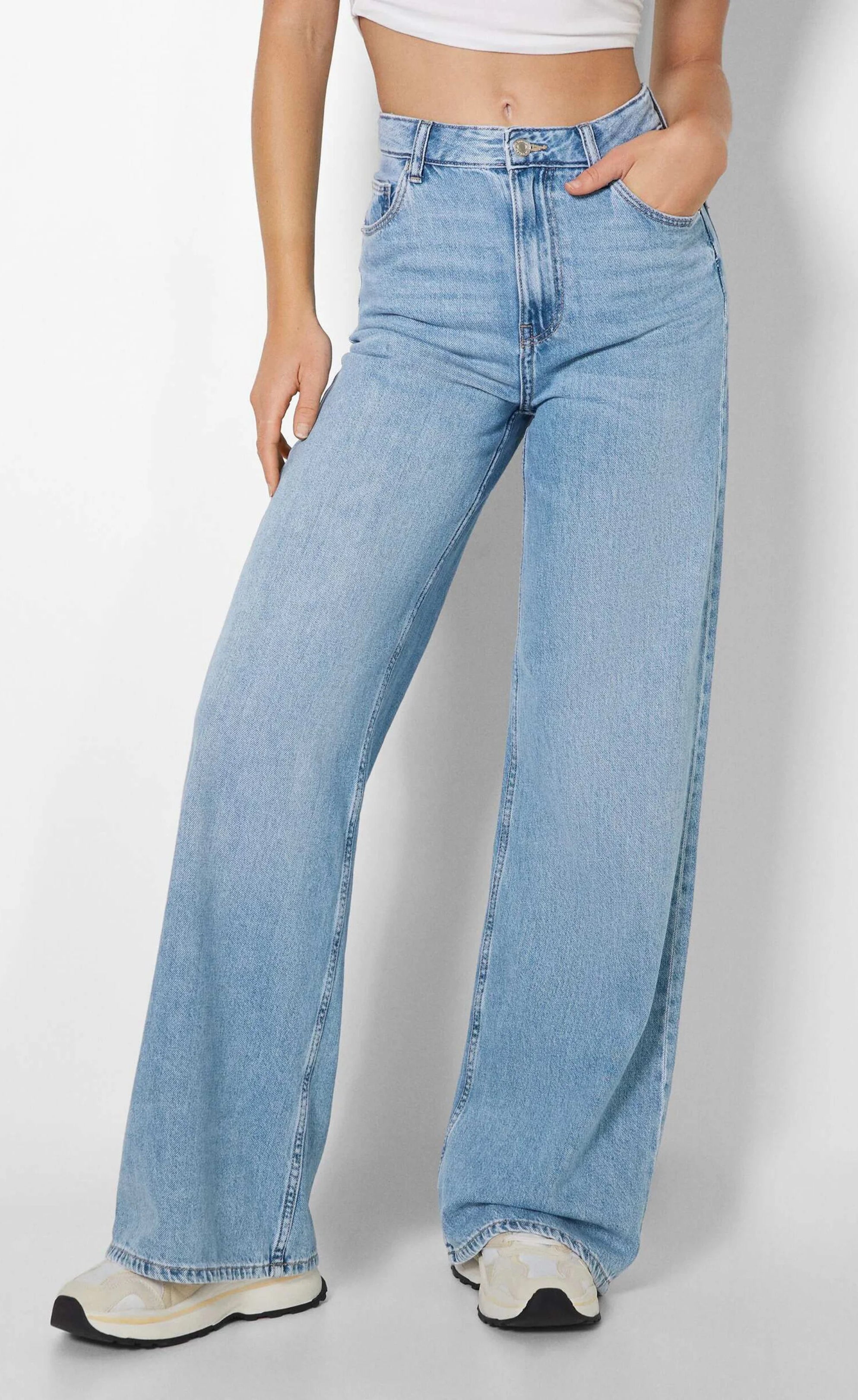 Bershka Wide-leg jeans