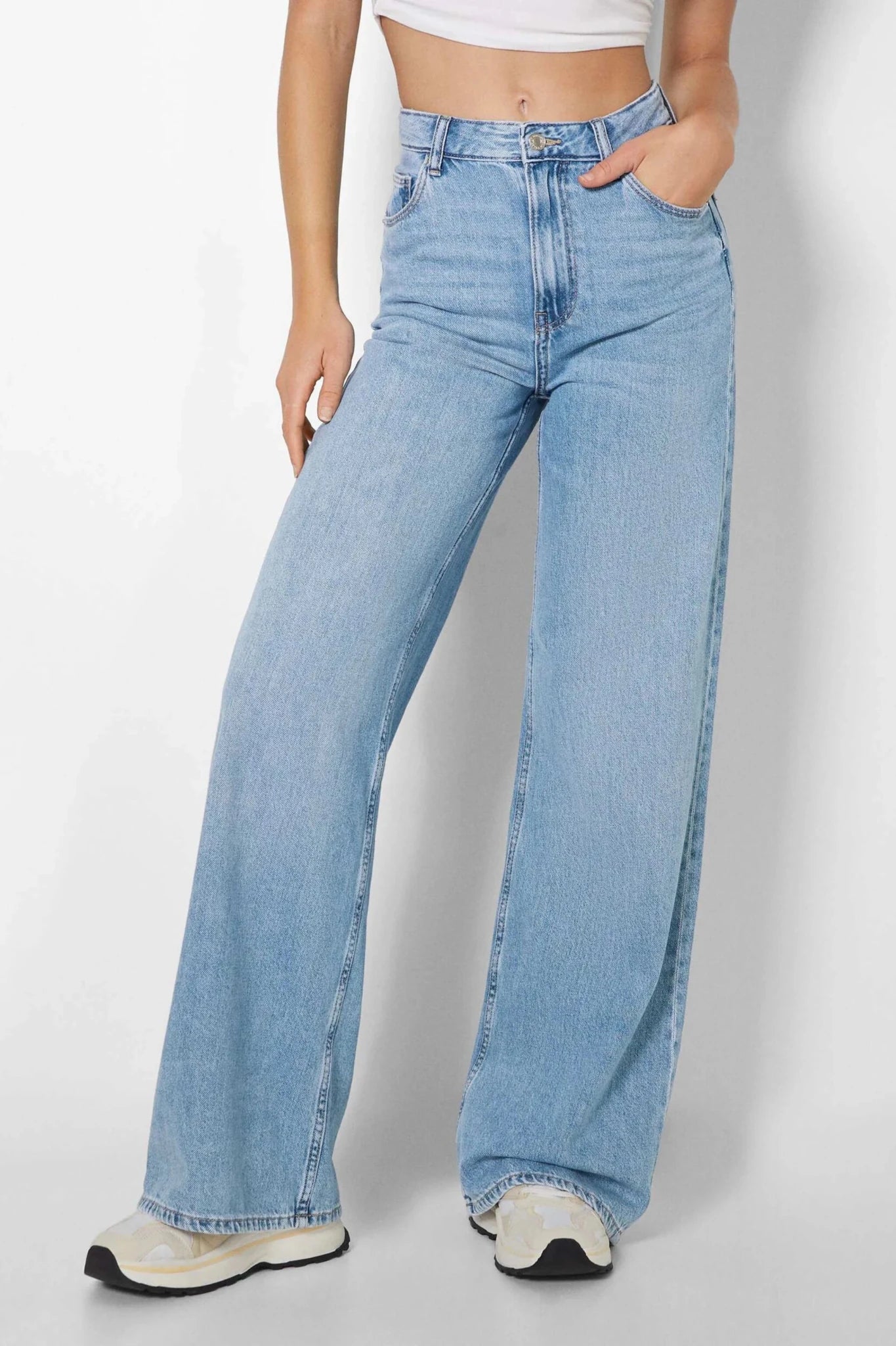 Bershka Wide-leg jeans