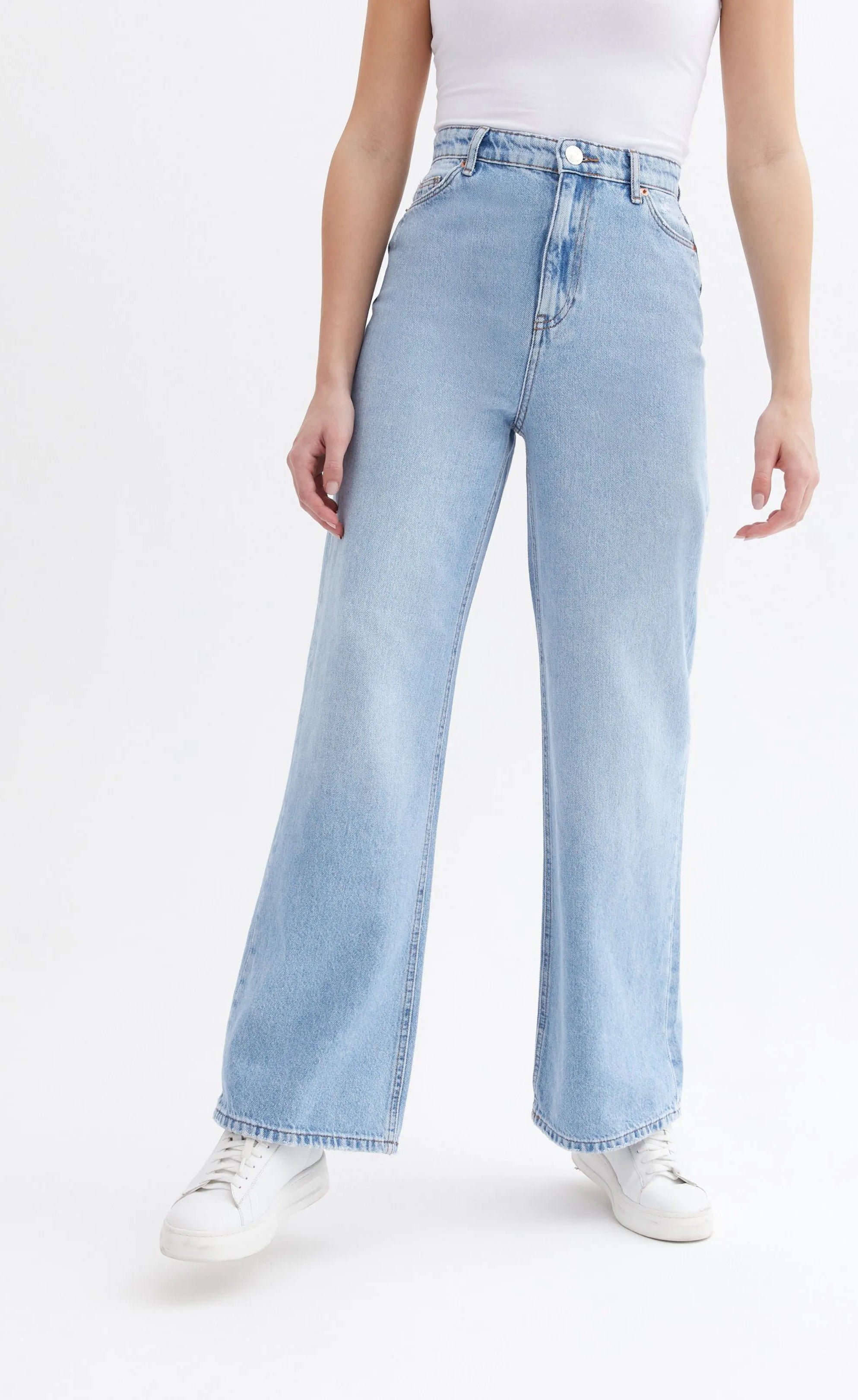 Tally Weijl High Waisted Wide Leg Jeans (MINOR FAULT)