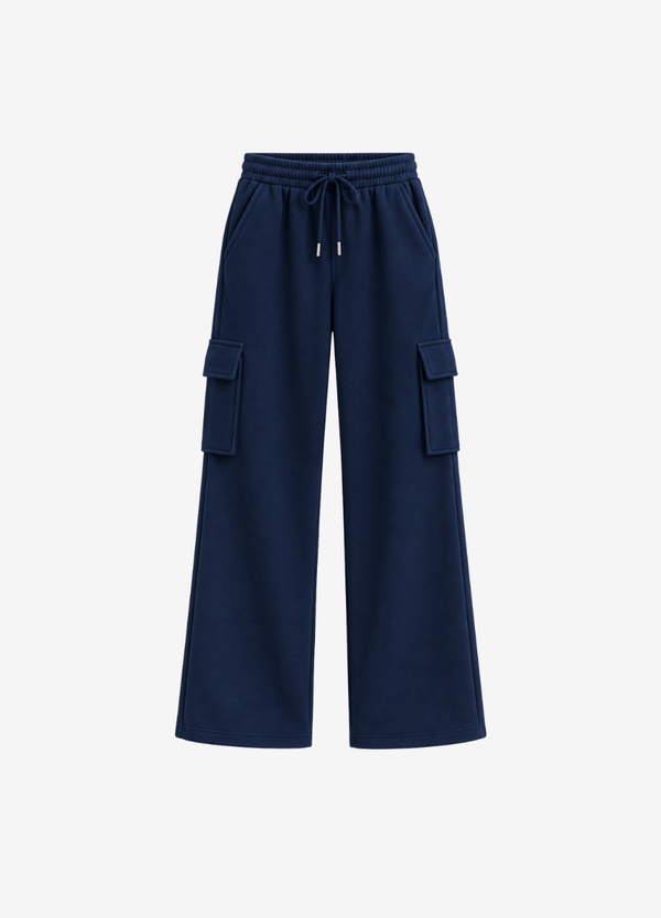 WIDE LEG CARGO TROUSER
