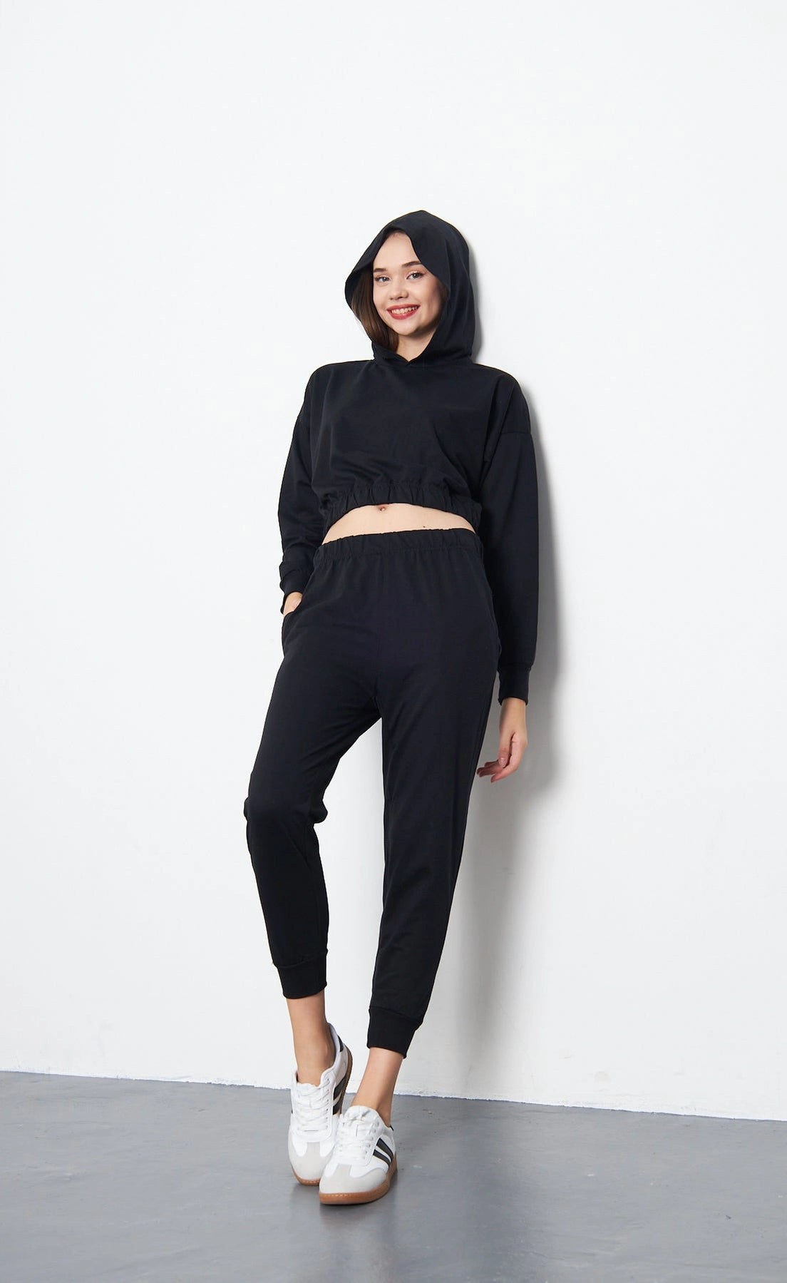 Side Pocket Sweatpant - Black
